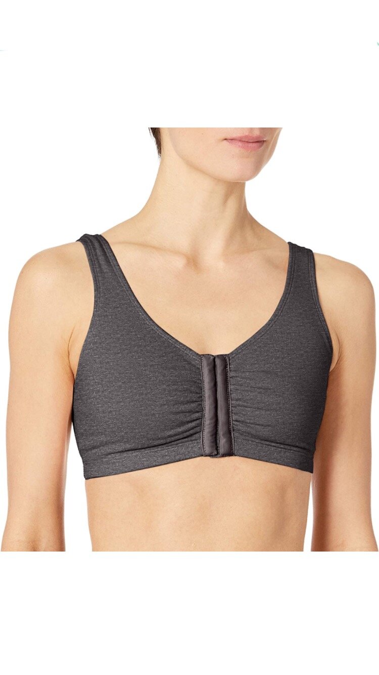 Front Close Bras Grey, Bras for Large Breasts