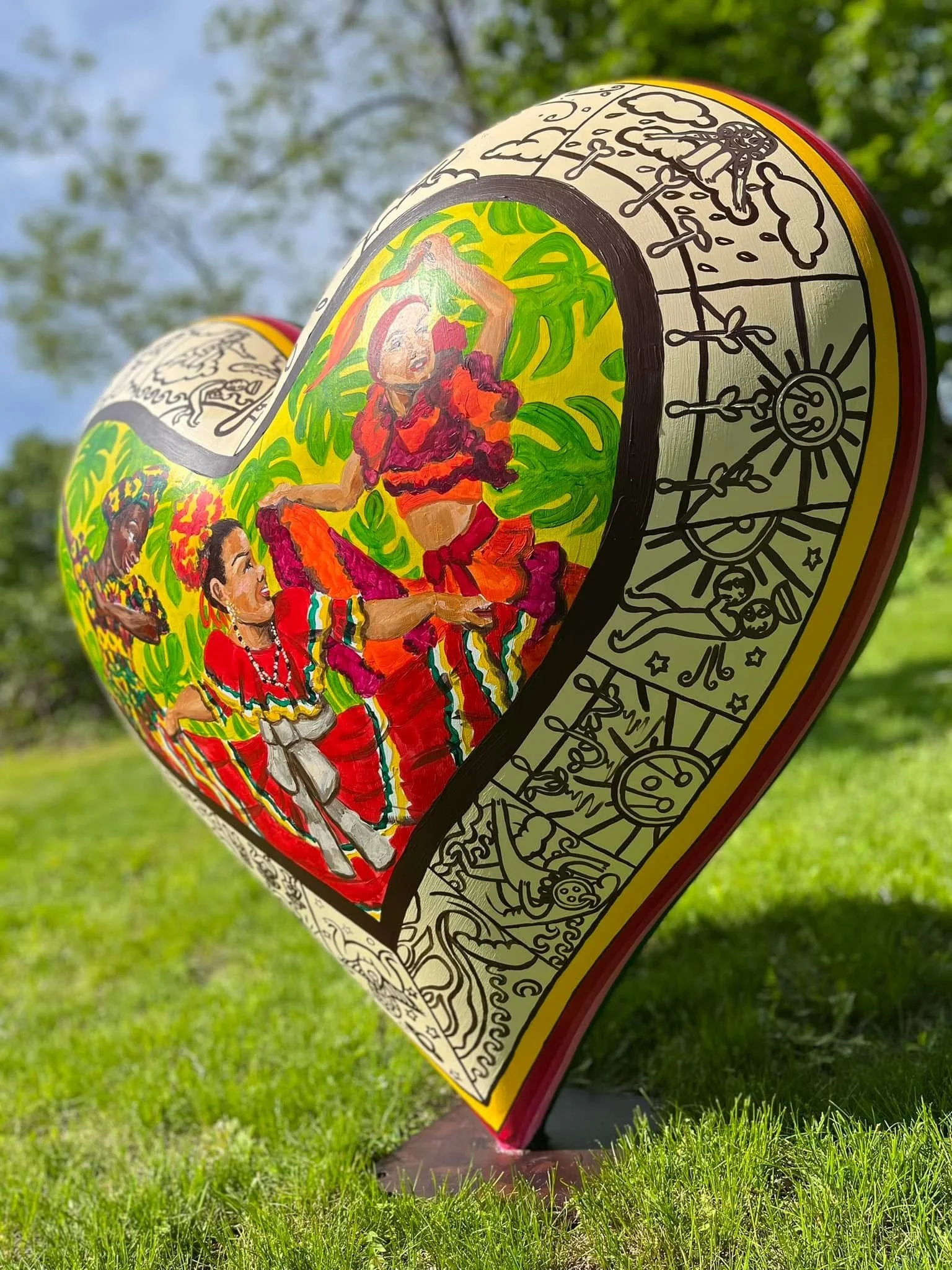 Corazon de la Communidad by Samela St. Pierre