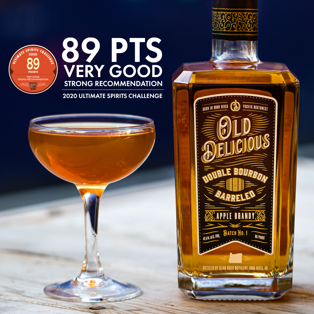 Old Delicious Apple Brandy Awarded 89 Points