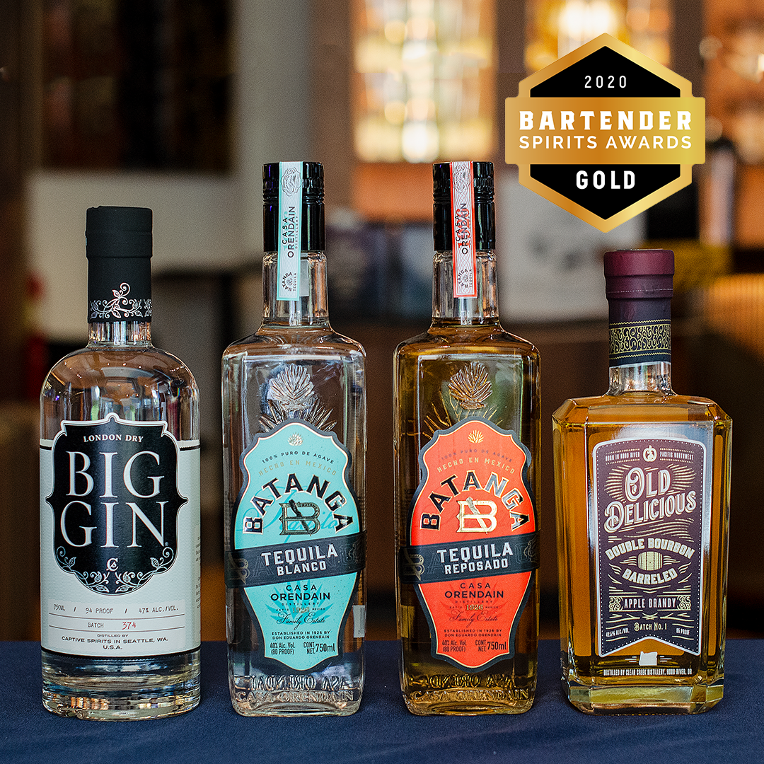 Hood River Distillers Brands Win Gold at 2020 Bartender Spirits Awards
