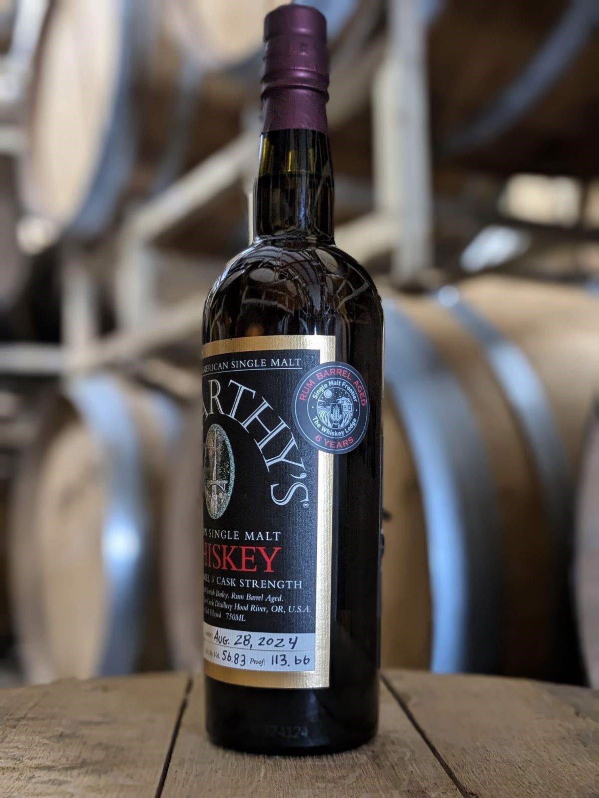 2500 Rum McCarthy's Rum Barrel — Hood River Distillers