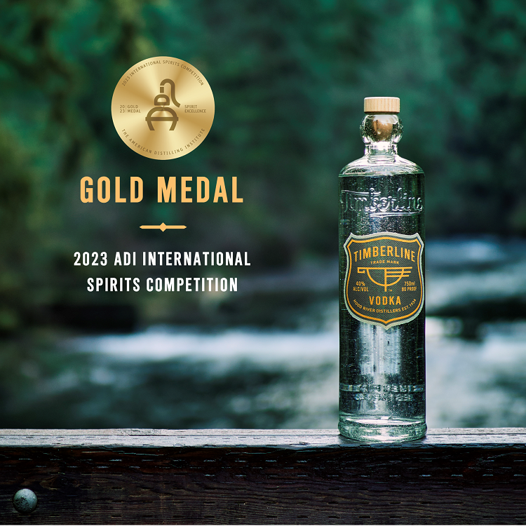 Timberline Vodka Wins Gold at the 2023 ADI Spirits Competition