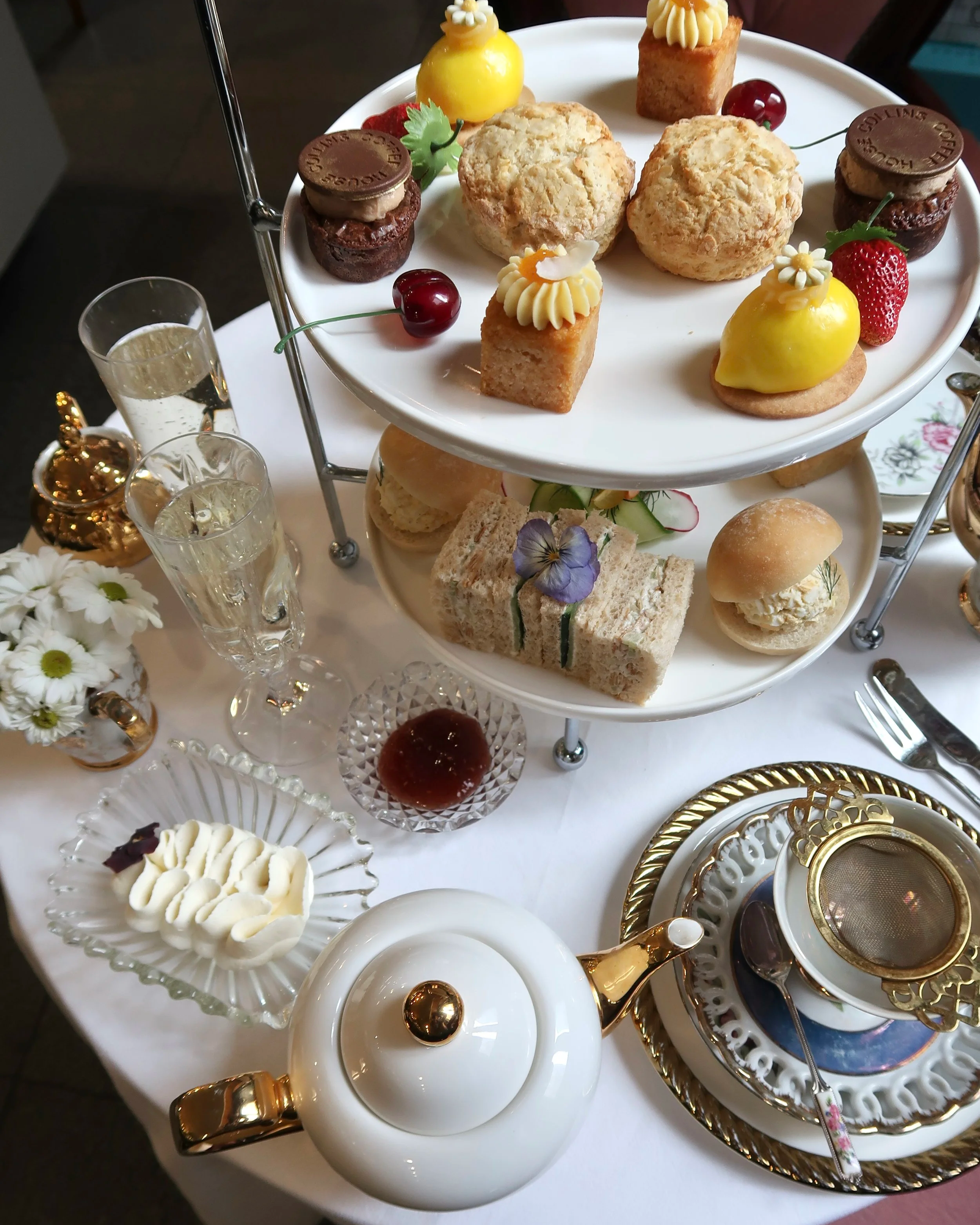 Collins ST Melbourne CBD High Tea FREE upgrade from traditional high tea to deluxe