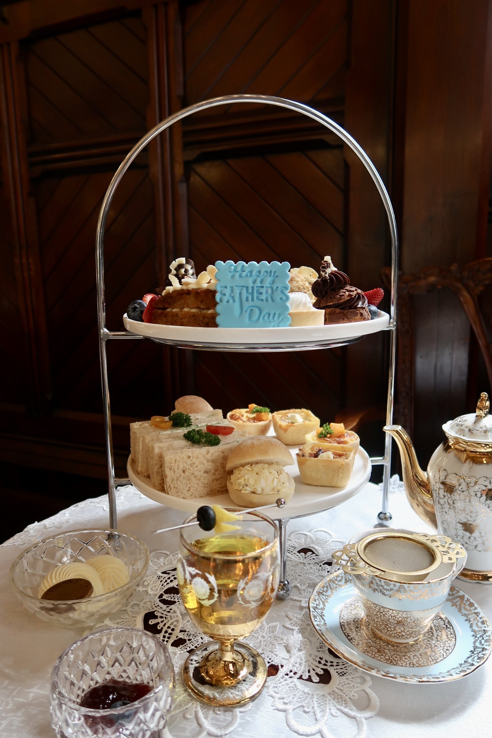 Melbourne Best high tea on Collins St historical building. Father's Day high tea