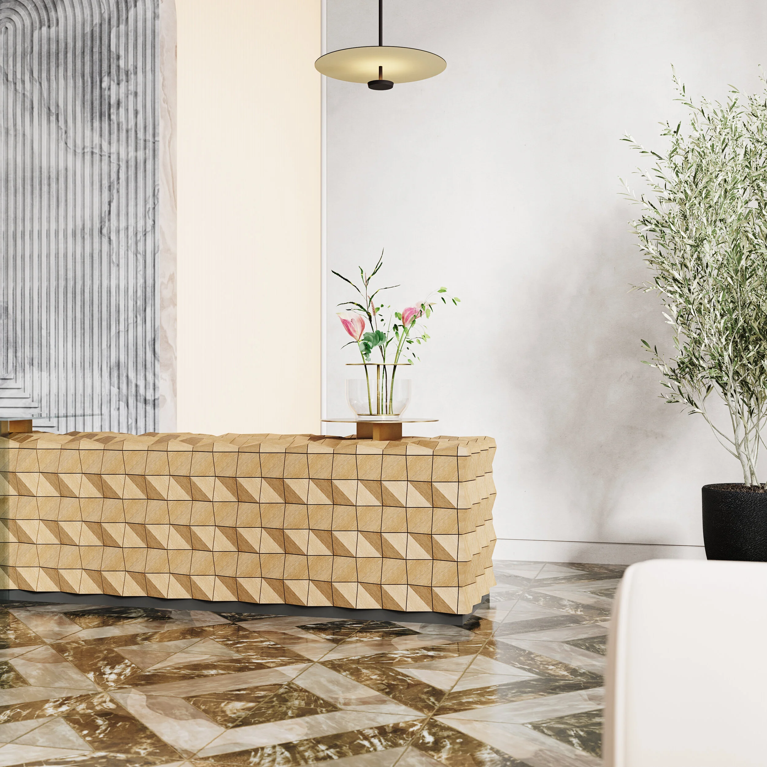 Reception Desk "Alpha 2" / Mobilier Receptie "Alpha 2"