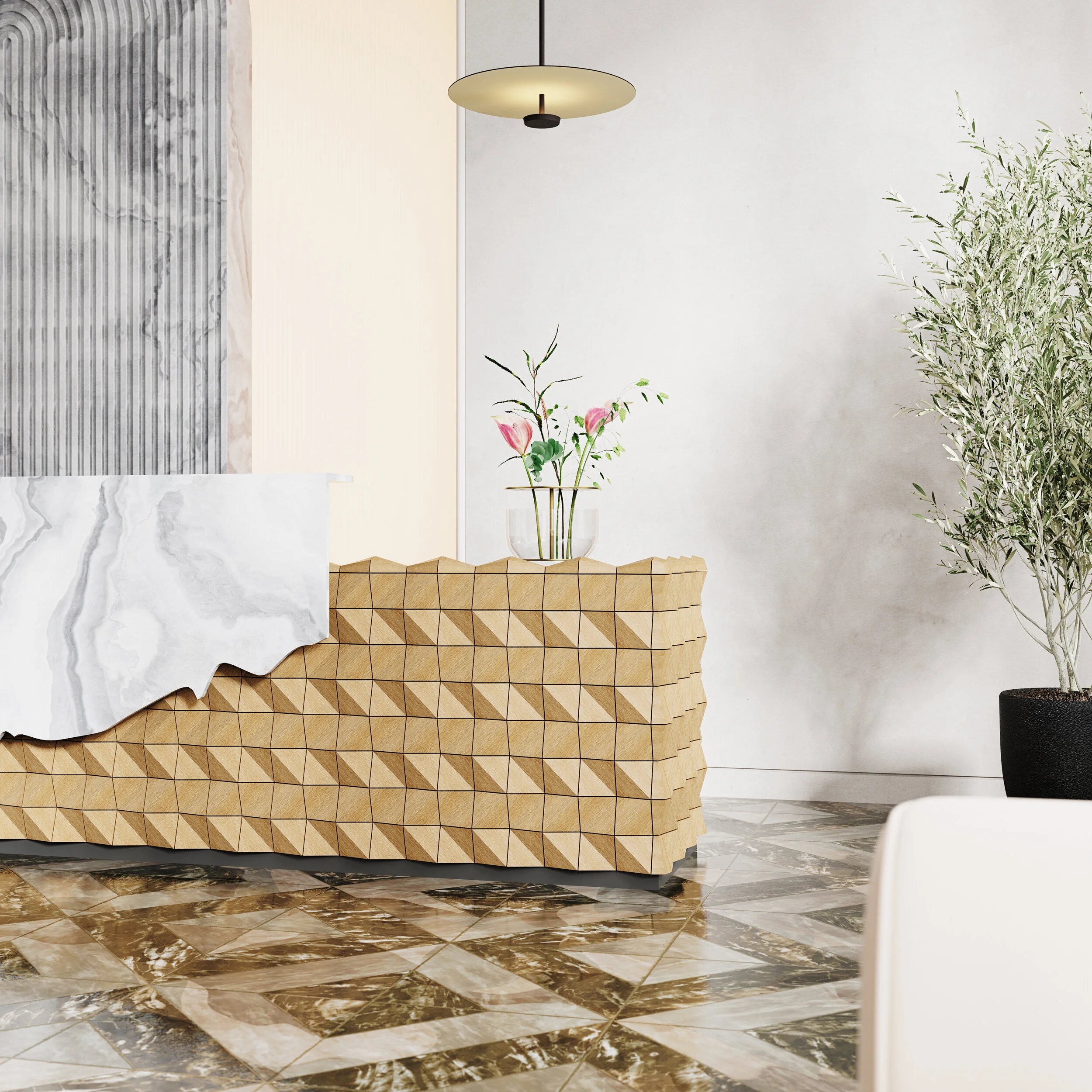 Reception Desk "Alpha" / Mobilier Receptie "Alpha"
