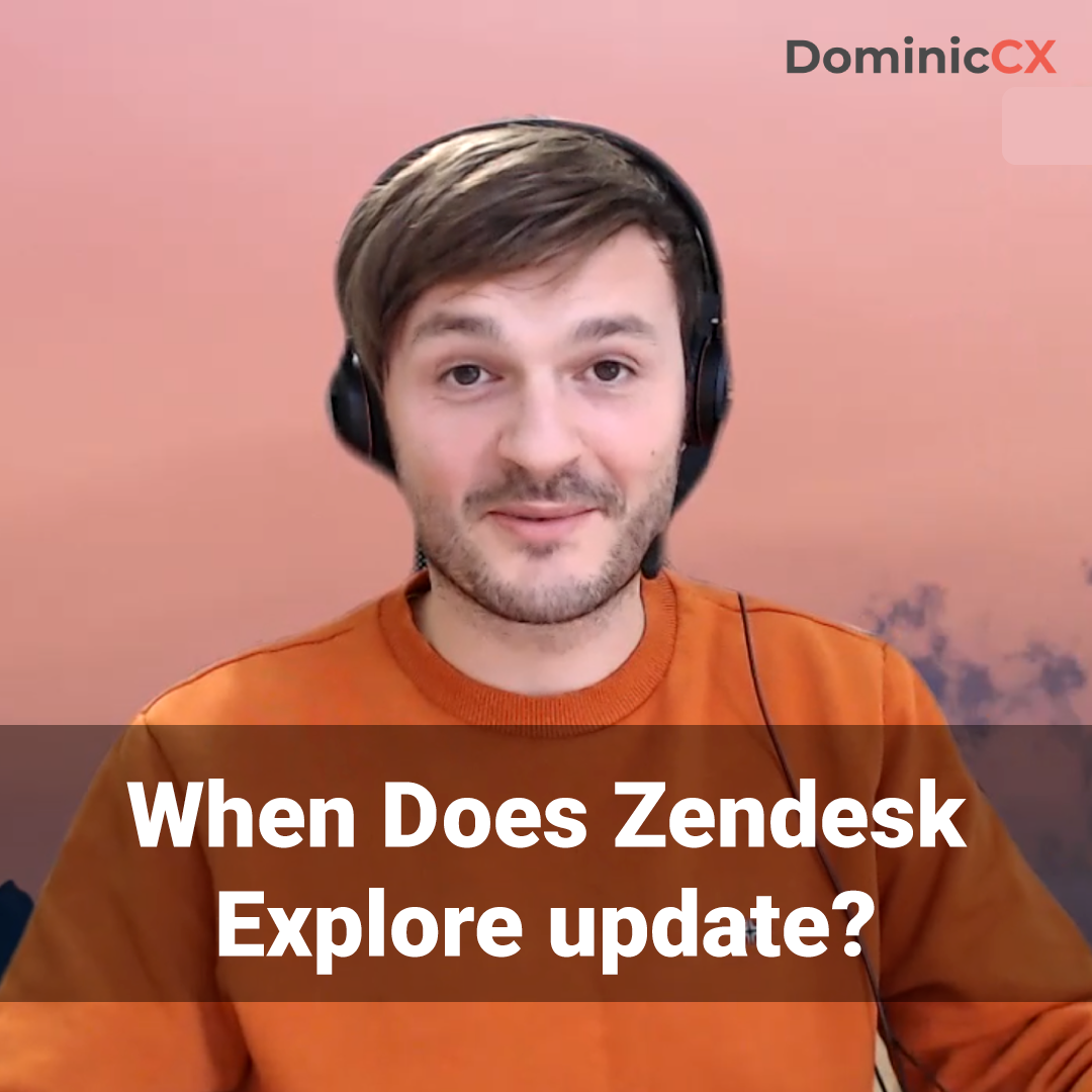 When does Zendesk Explore update