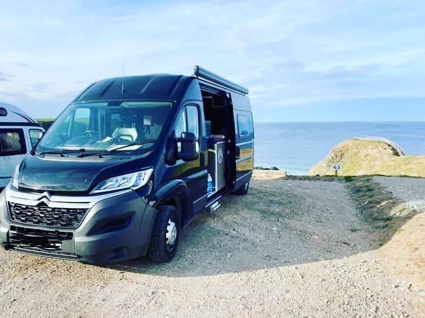 🚍🌊 What a view! 🌊🚍 #campervan #campervanhire #scotland #nc500 #honeymoon #staycation
