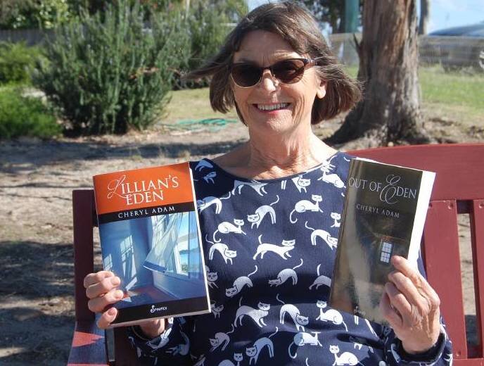 Author Cheryl Adam highlights Eden in trilogy. Read the article in The Eden Magnet.Photo by Leah Szanto.