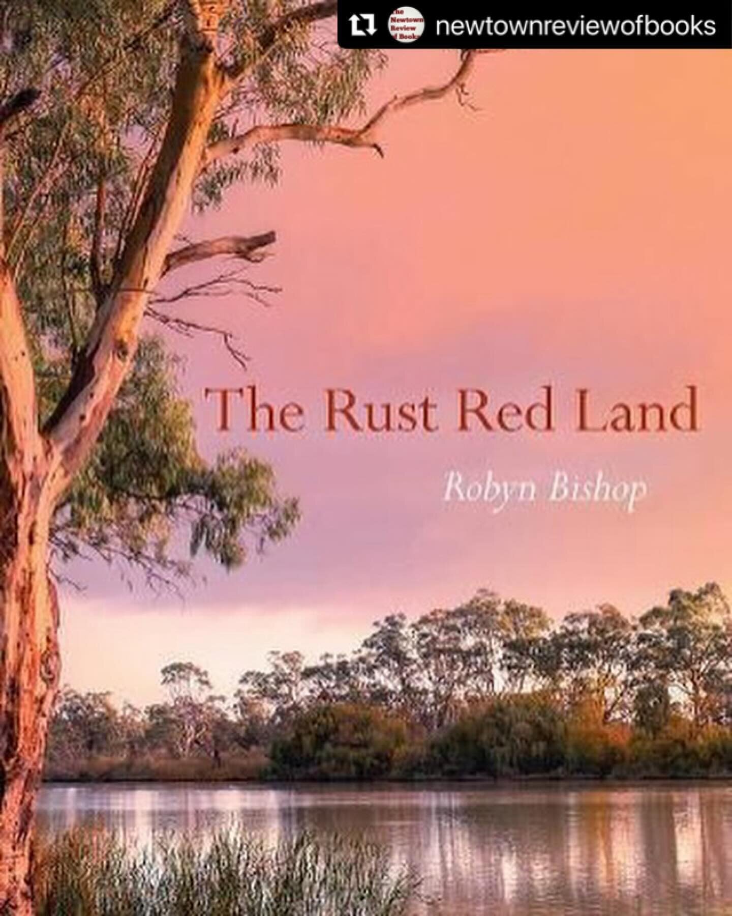 Repost via @newtownreviewofbooks 
・・・
&ldquo;The Rust Red Land is a beautifully written, deeply felt and rich description of Matilda&rsquo;s life and of the way life in Australia was lived in the eventful years between 1892 and 1950 when so many thin