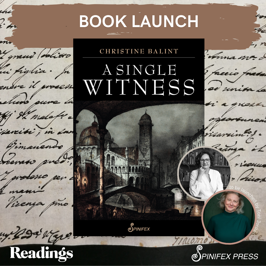 A Single Witness Book Launch Readings Hawthorn