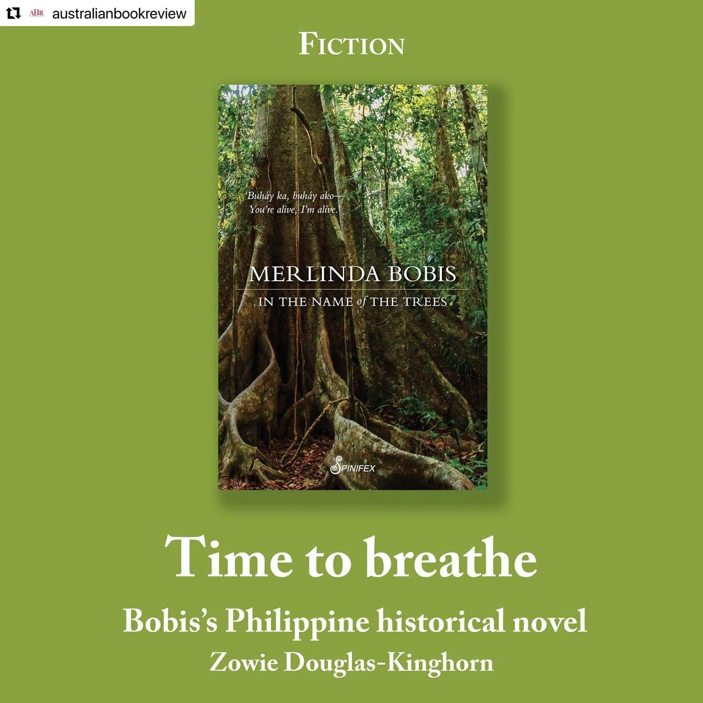 Repost via @australianbookreview 
・・・
&lsquo;These mythic subplots bring a sense of magic realism to the novel, which features a braided storyline, unfurling from the many offshoots that feed the plot&rsquo;s root systems. Bobis eschews a chronologic