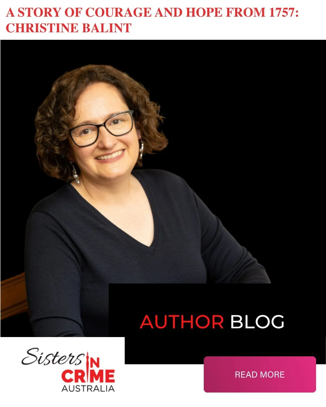 A story of courage and hope from 1757: @christinebalintwriter on @sistersincrimeau 

"My book, A Single Witness, is based on the true story of Anna Maria Bonon, a 13-year-old illiterate girl from a mountain village who took her father to trial f