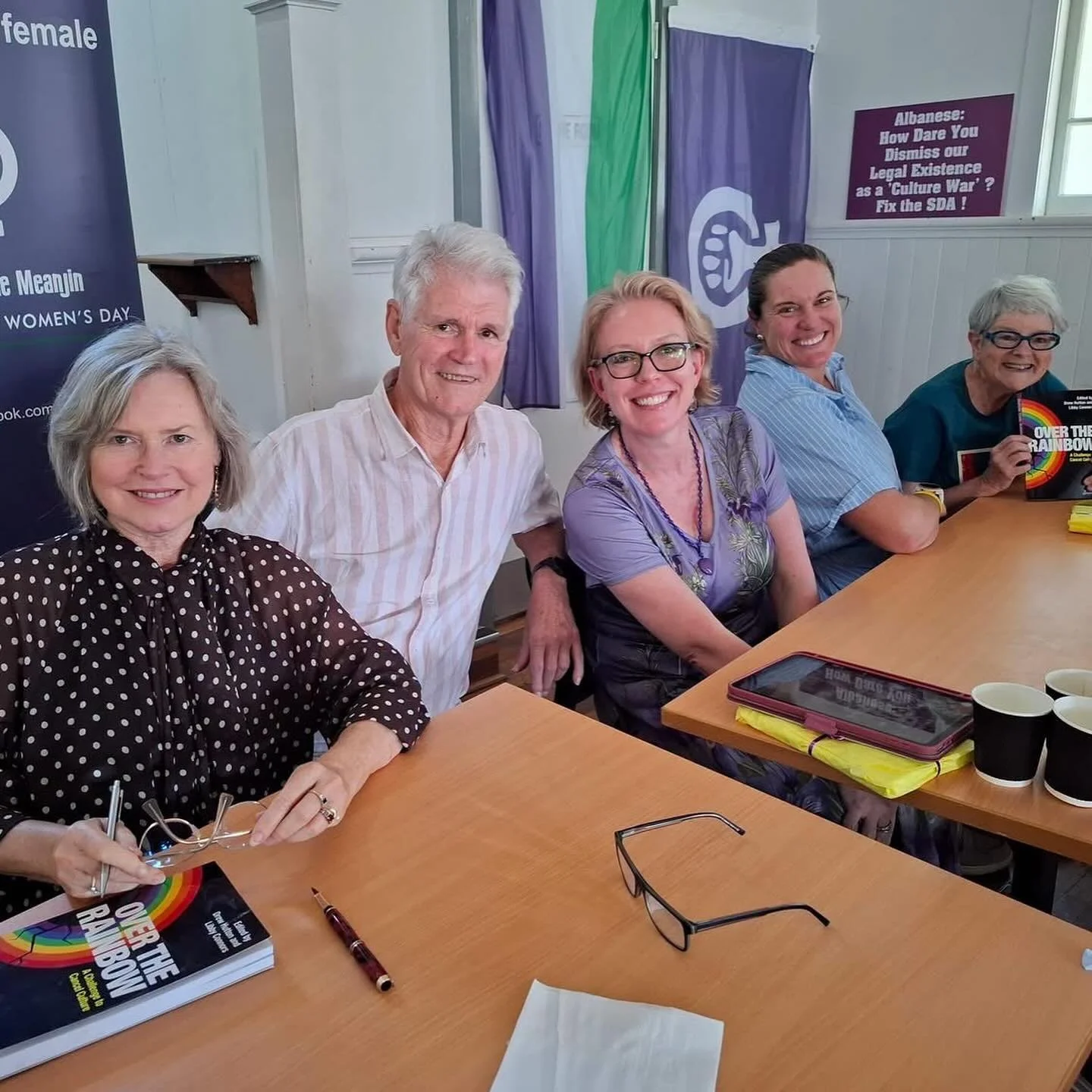IWD Meanjin hosted the in-person launch of &lsquo;Over the Rainbow: a Challenge to Cancel Culture&rsquo;. 

Editors Drew Hutton and Libby Connors, and two of the book&rsquo;s contributors former weightlifting champion Deborah Acason and psychologist 
