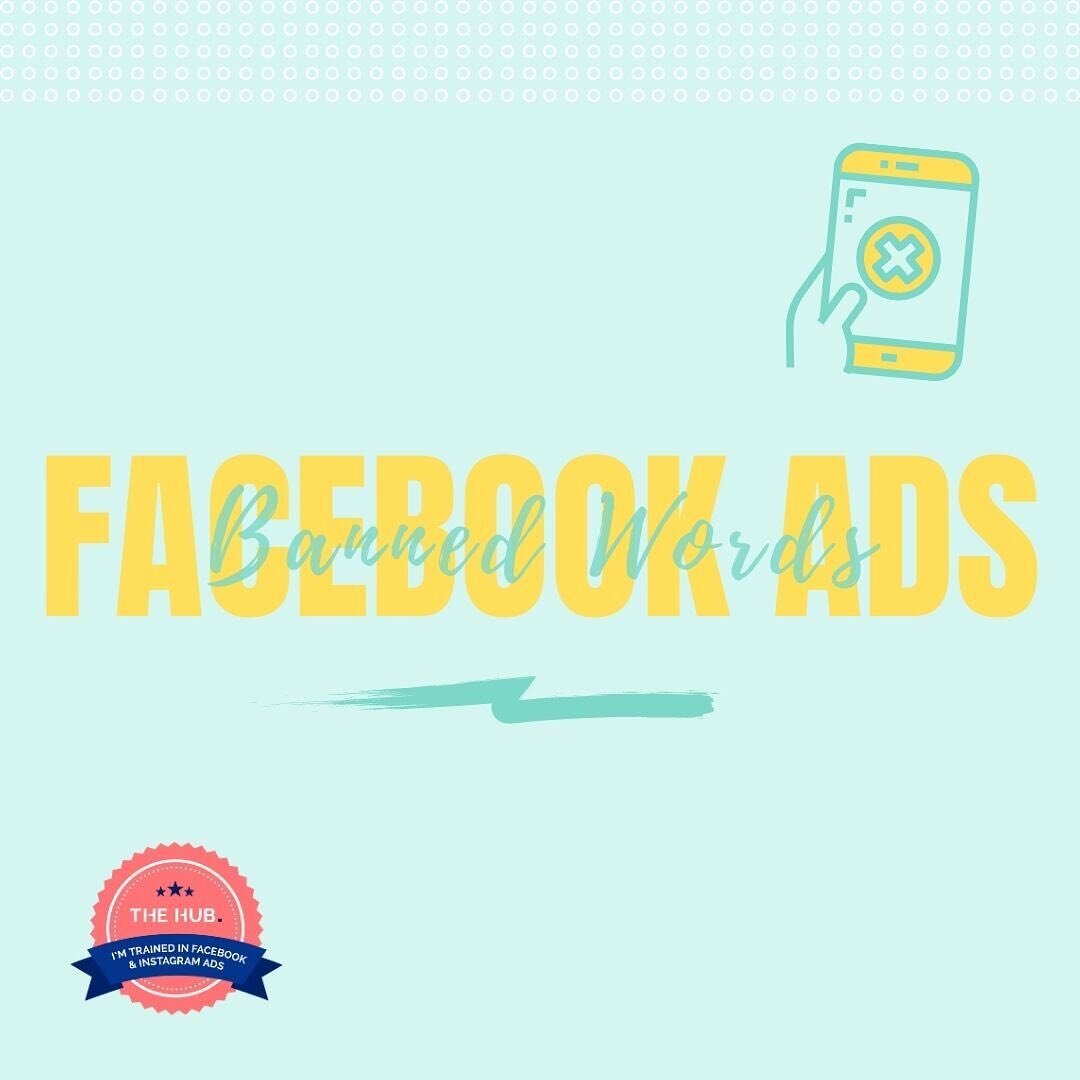 Ever wondered what you can and can't include in a Facebook Ad?⁠⁠
⁠⁠
Well, here are a few banned words and phrases and some alternatives you can use!⁠⁠
⁠⁠
Also, make sure you are not referring to someone's attributes!⁠⁠

⚡️Don&rsquo;t forget you can l
