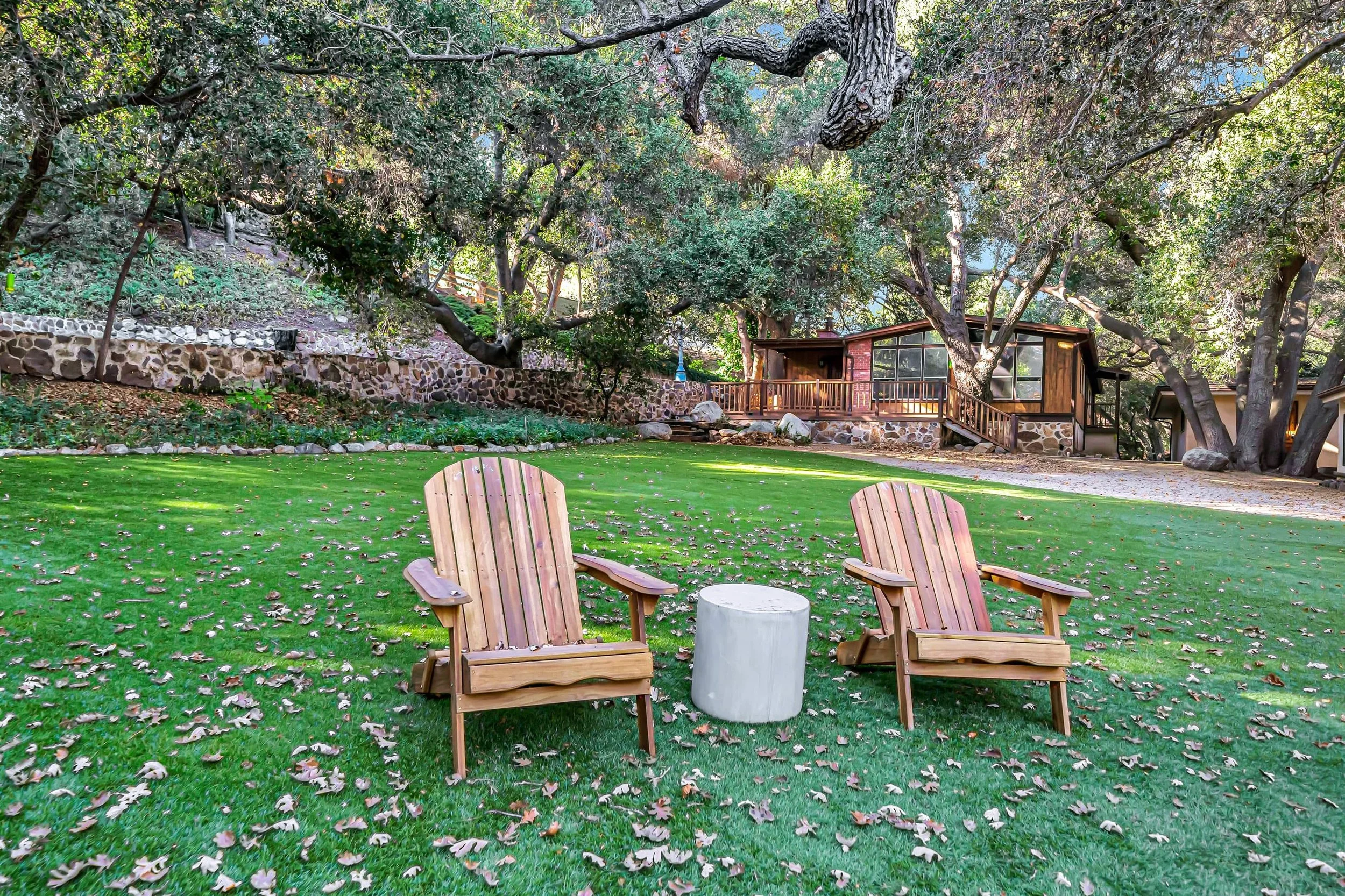 Outdoor ranch amphitheater for filming