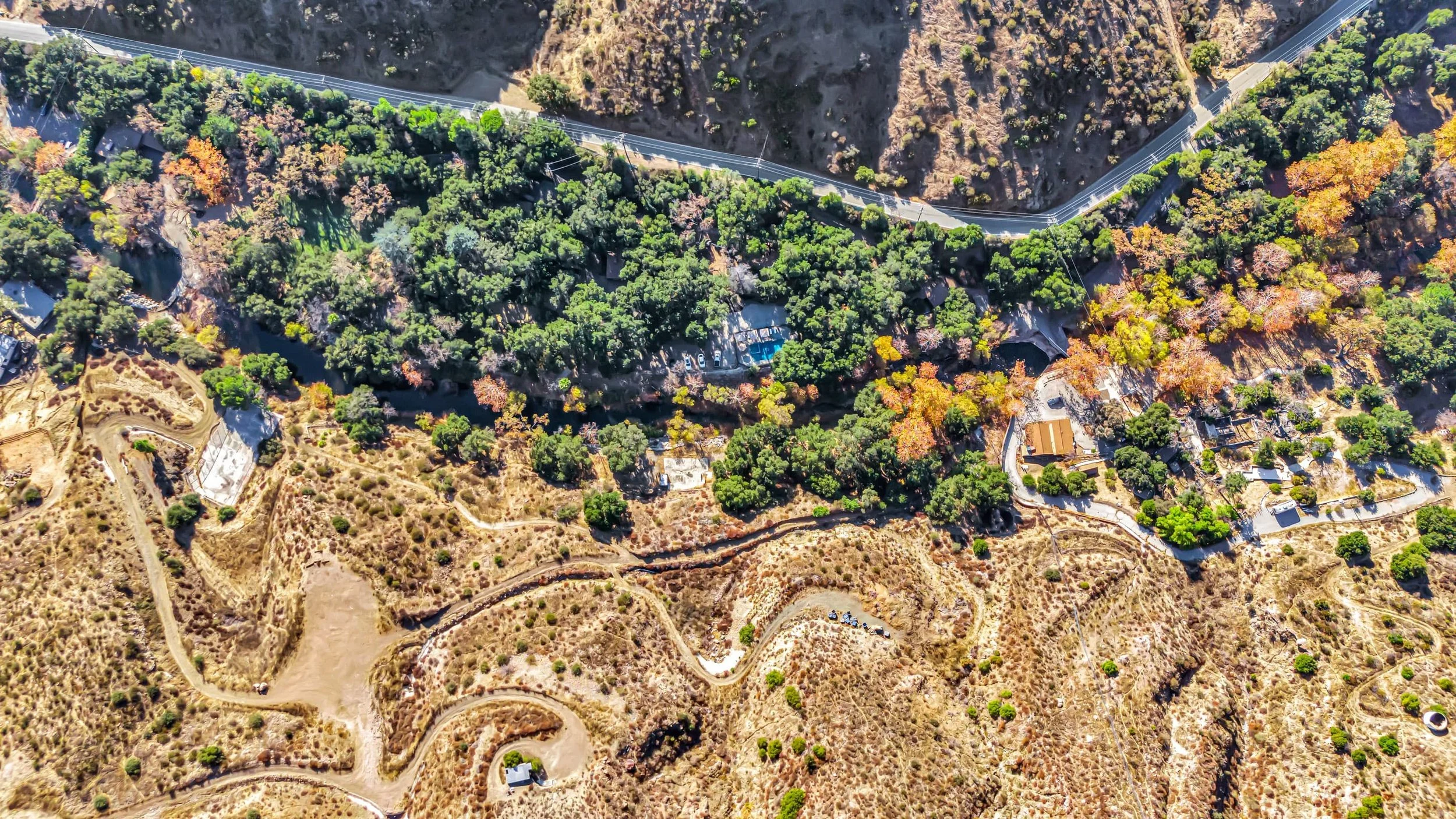 View from above the Oak Canyon Ranch