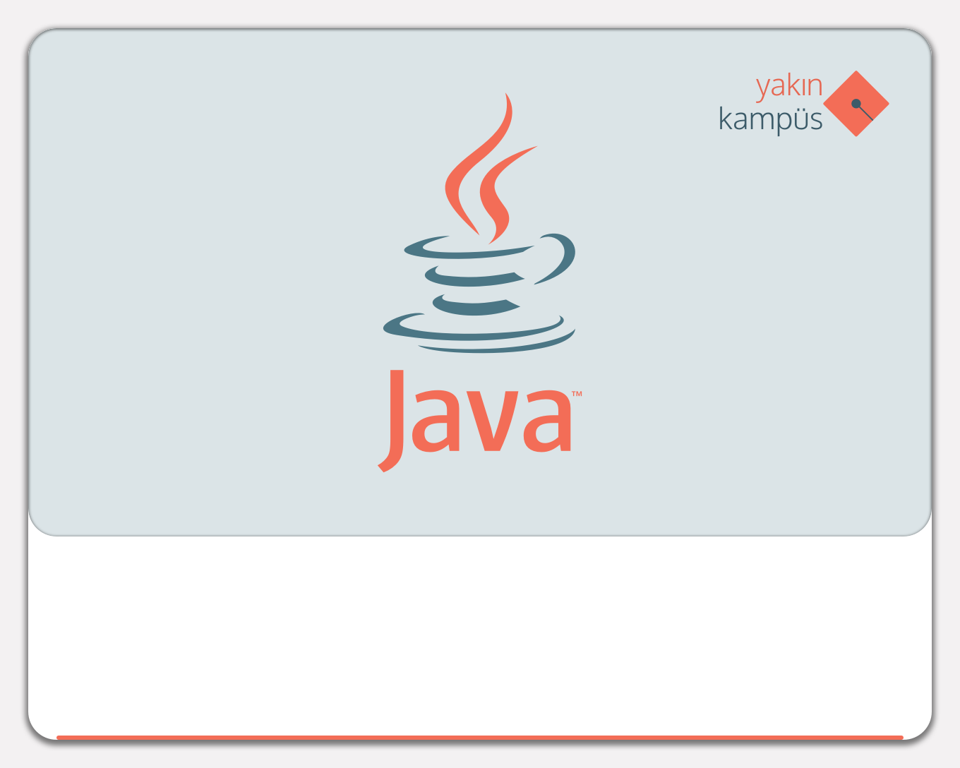 Java ile Programlamaya Giriş Dersleri