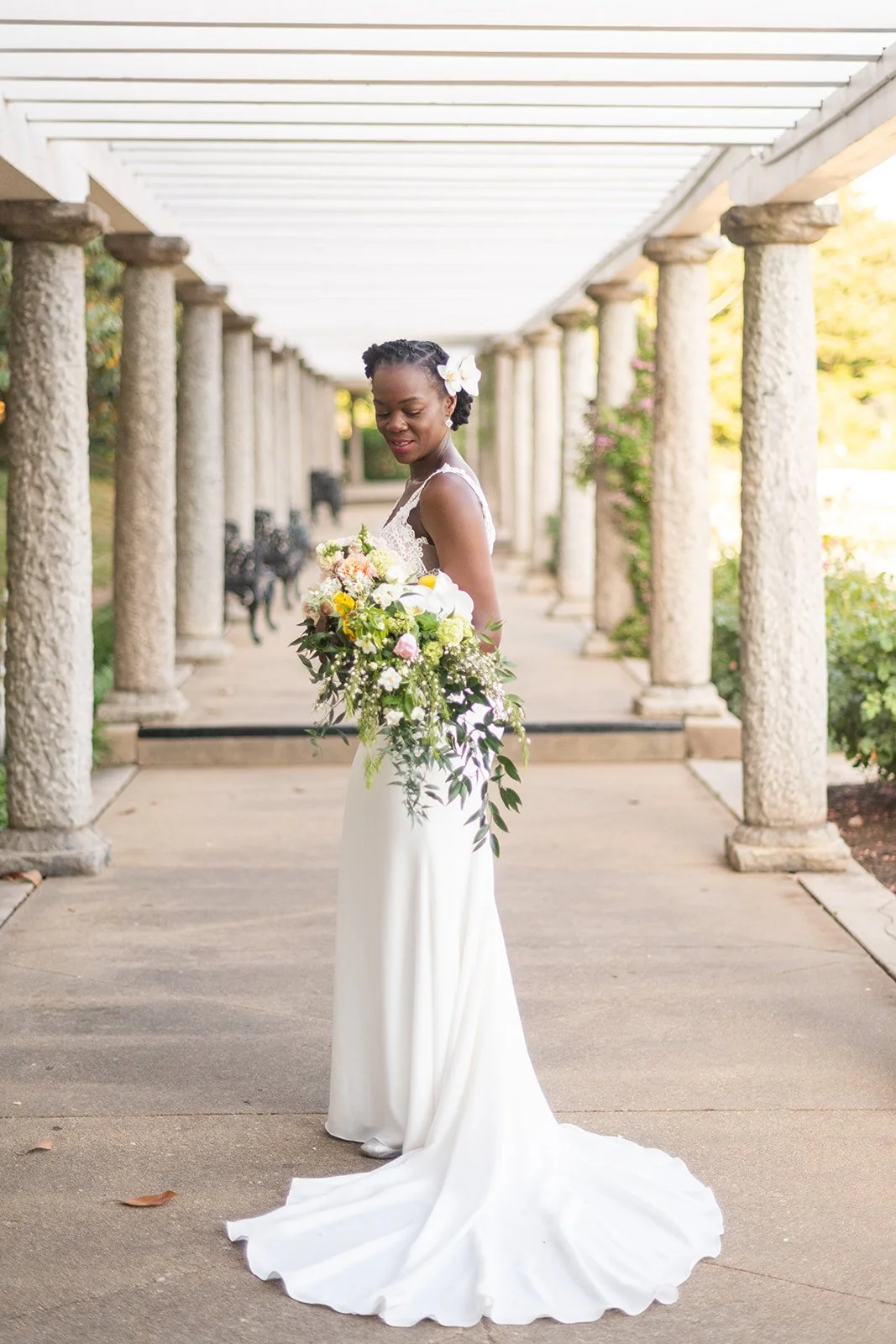 Vintage Wedding Thrift Store Bridesmaid Dress Vintage Floral A