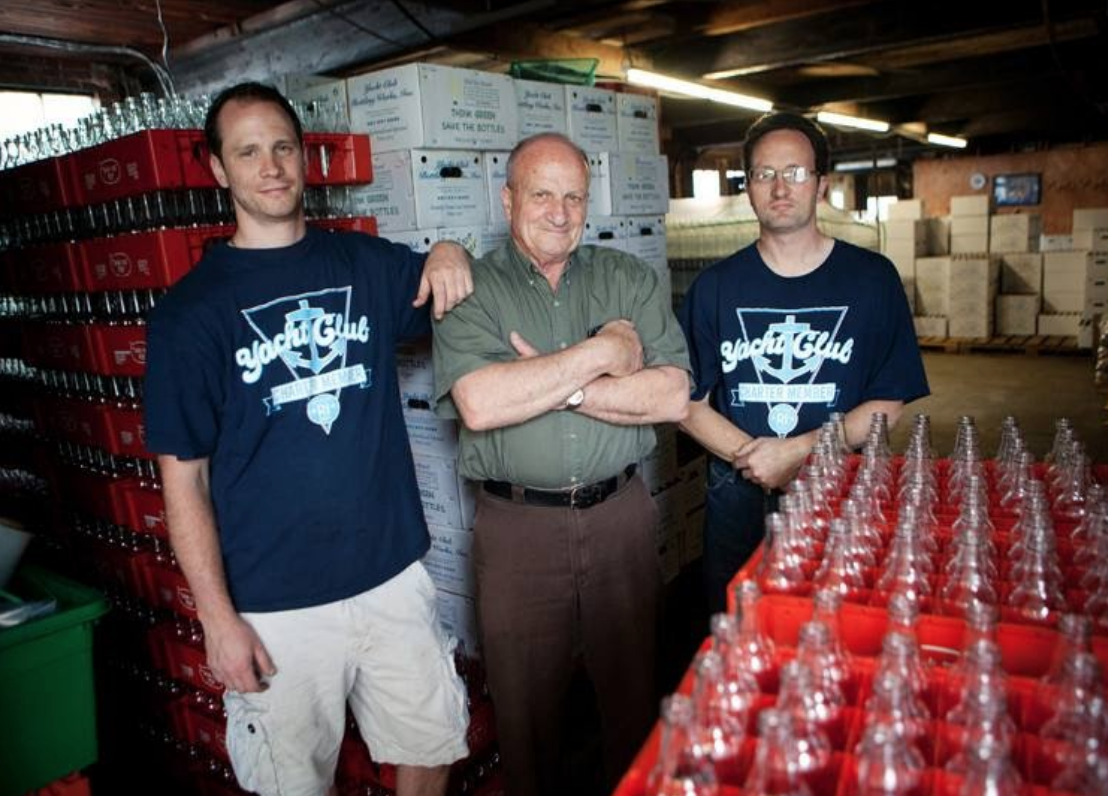 William ("Bill") Sgambato with sons John (left) and Michael (right)