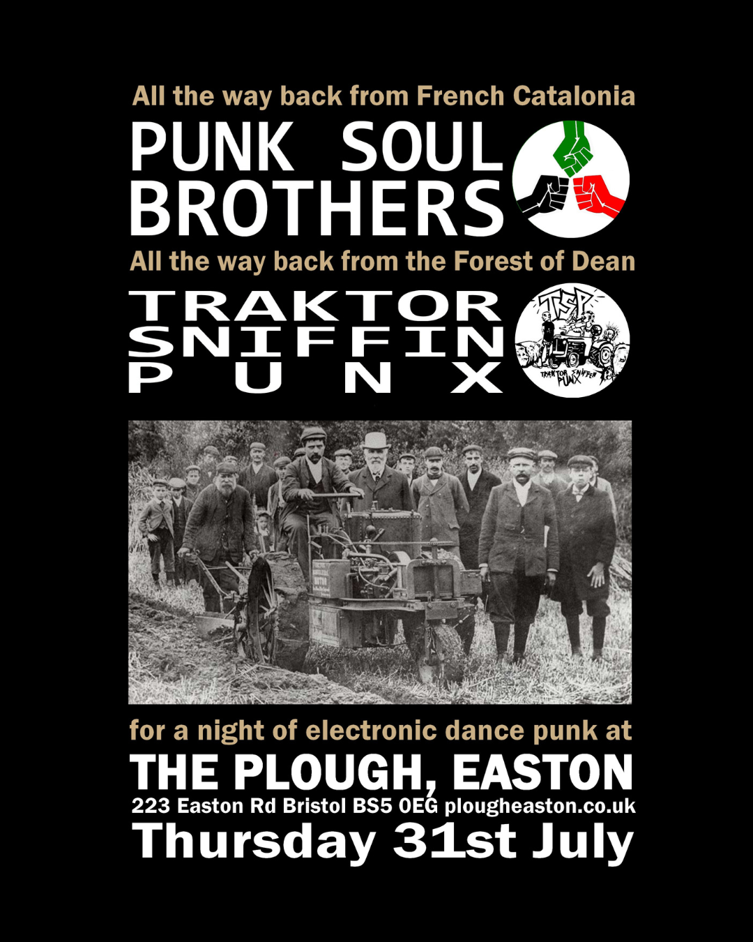 Punk Soul Brothers + Tractor Sniffin Punx