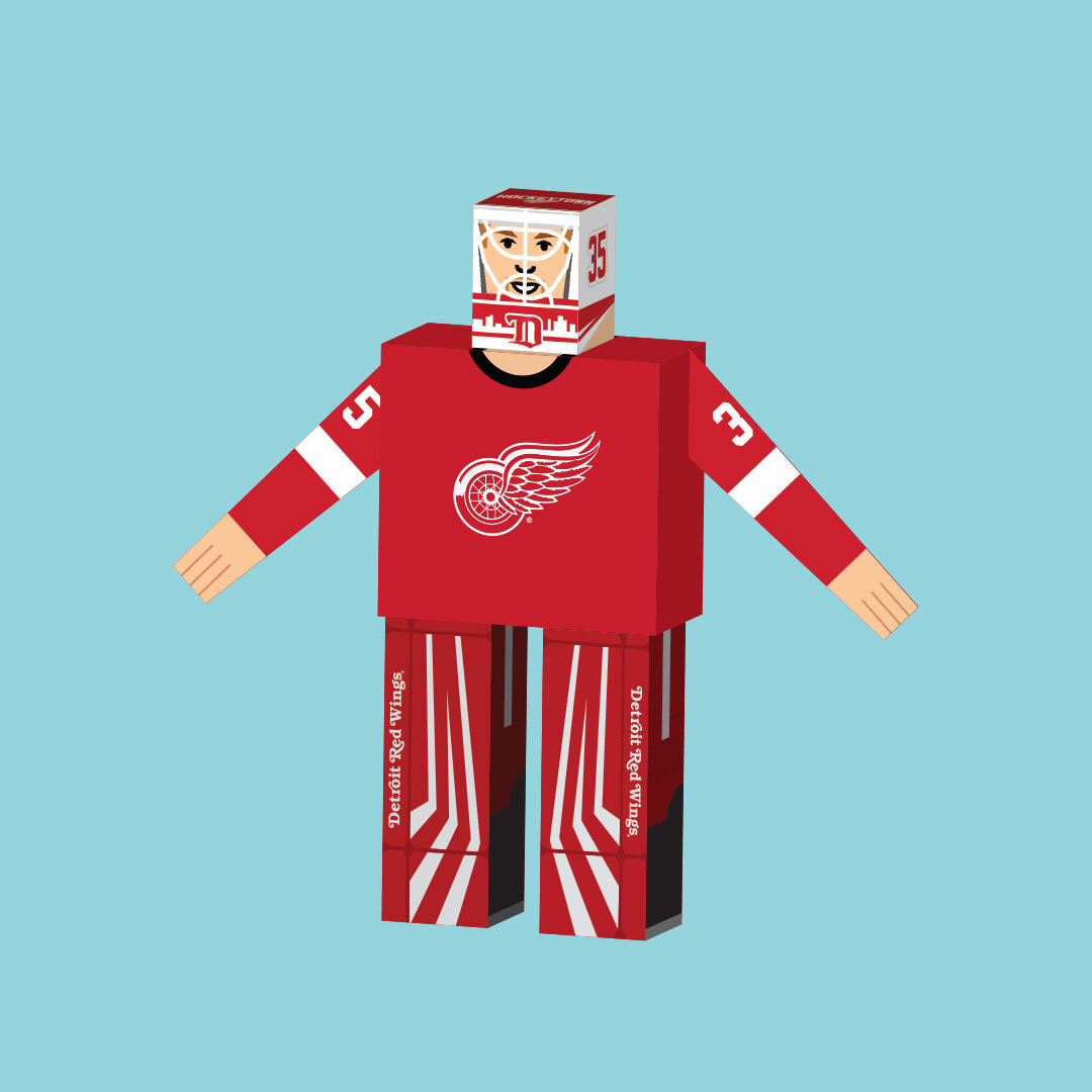 Papercraft - Detroit Red Wings