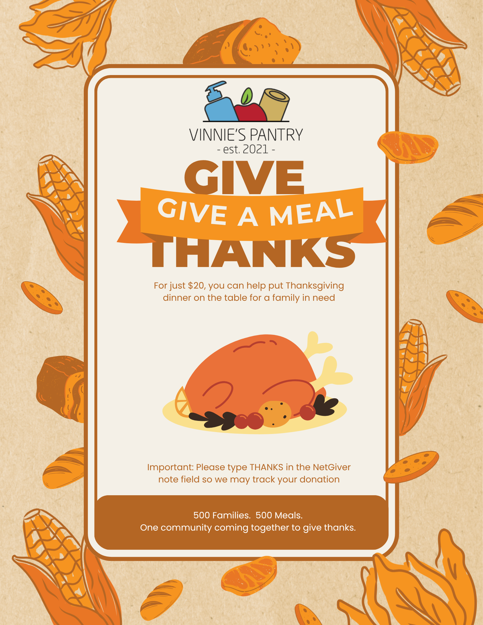 Brown Orange Creative Illustration Thanksgiving Food Drive Donation Flyer (1).png