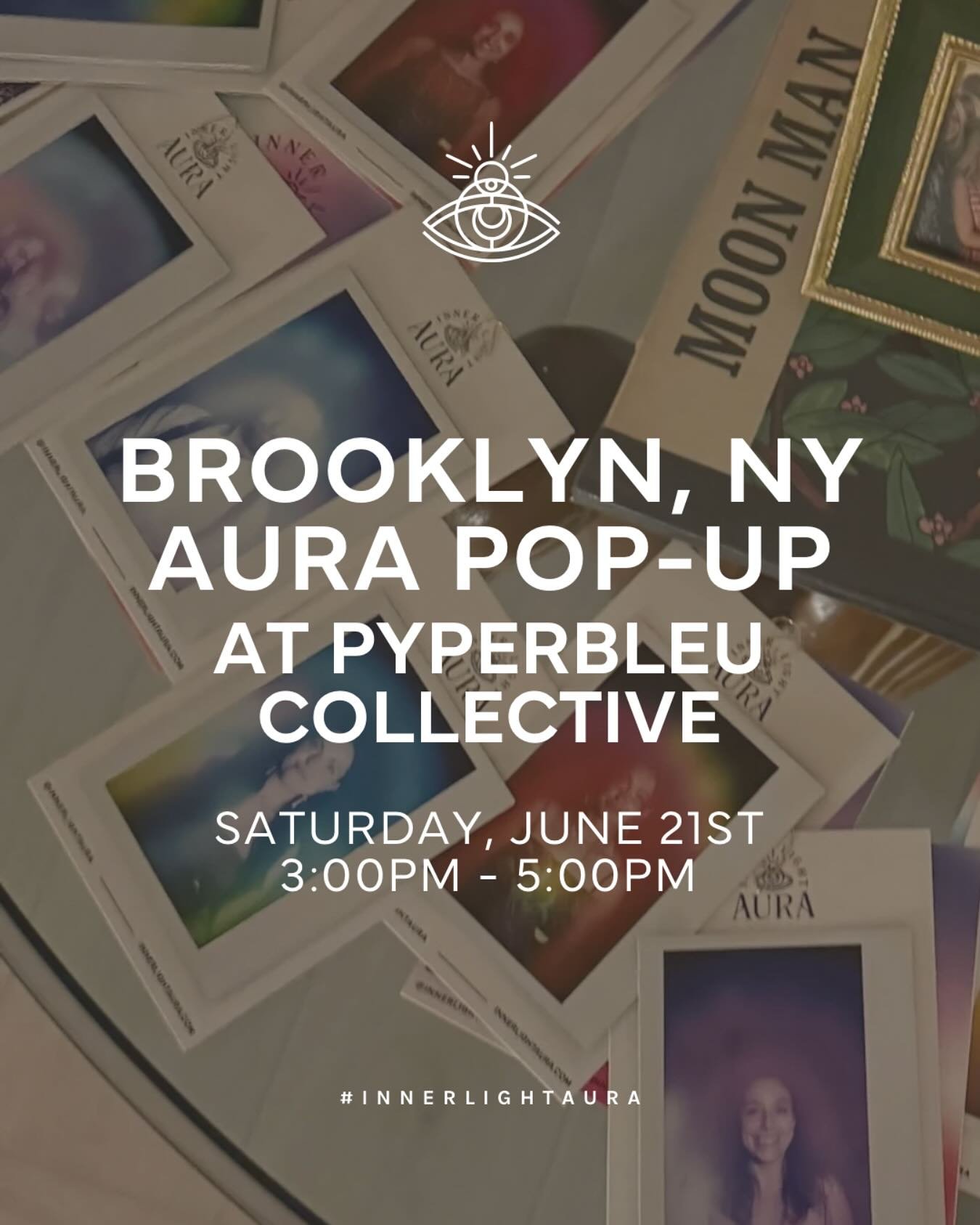 We&rsquo;re hitting an open aura studio at @pyperbleucollective in Brooklyn 🤩 stop by on Saturday, 6/21 for an aura portrait &amp; reading with us