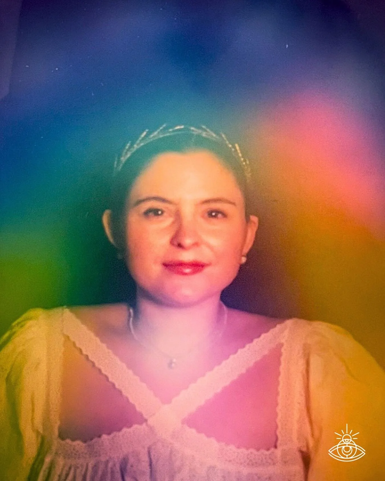 Hoping your weekend is as bright and beautiful as @noelledowning and her aura 🌈✨