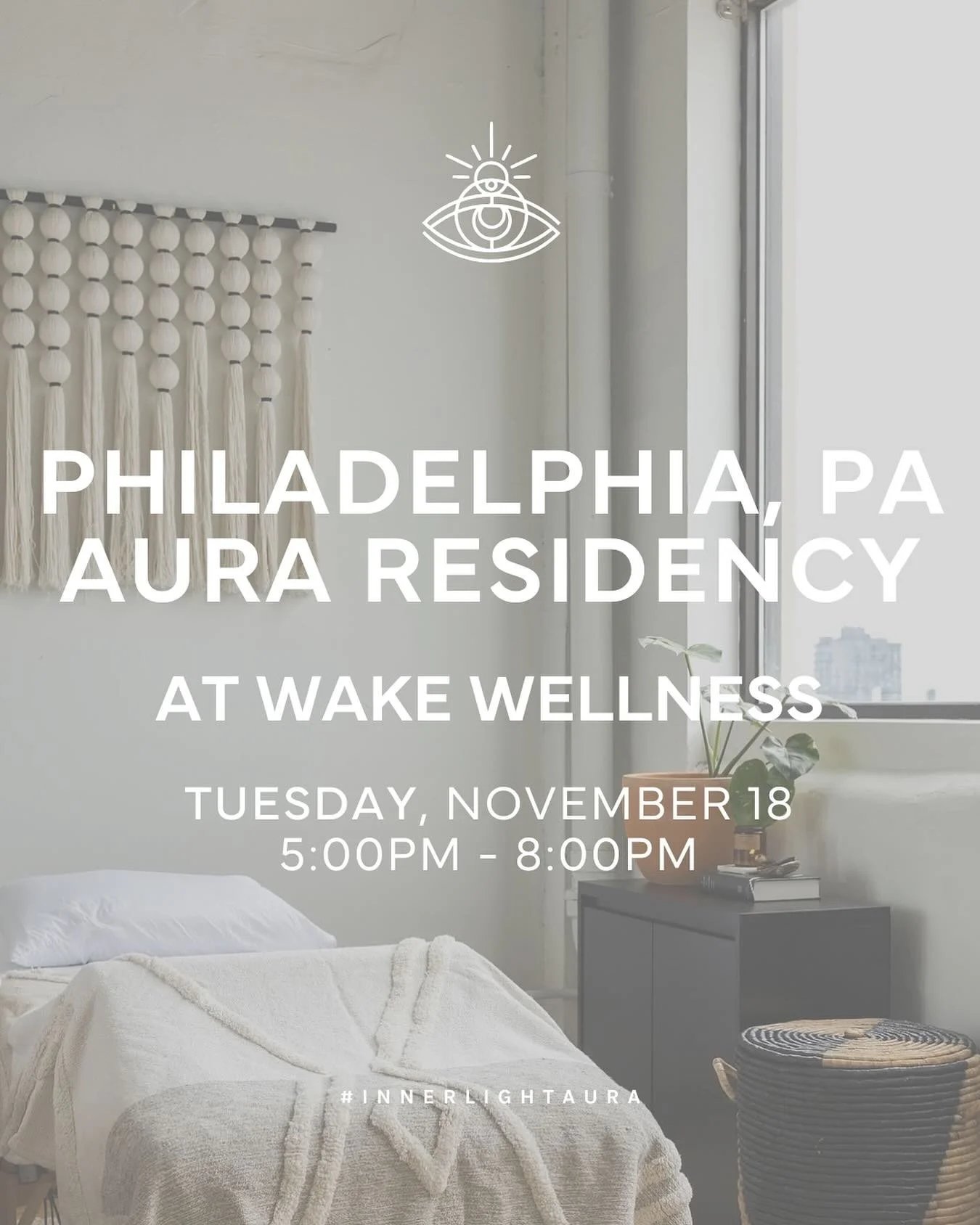 Philly, it&rsquo;s your turn to shine ✨ We&rsquo;re bringing our aura residency to Wake Wellness on Tuesday, November 18 from 5&ndash;8PM &mdash; come see what your energy&rsquo;s been trying to tell you 👁️&zwj;🗨️🌈 

Discover the colors that creat