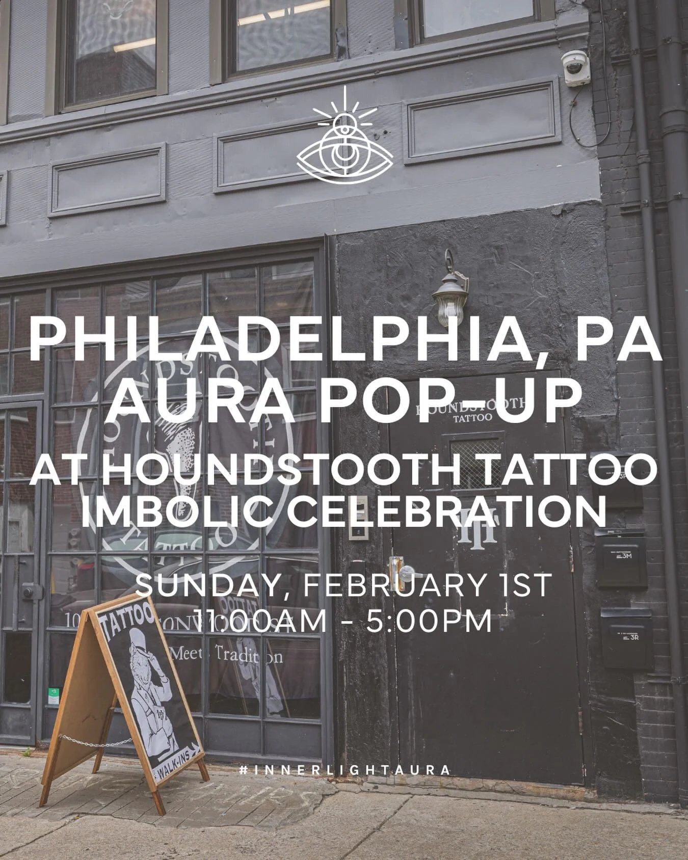 Philadelphia, we&rsquo;re popping up! ✨
Join us at Houndstooth Tattoo for a special Imbolic Celebration Aura Pop-Up Sunday, February 1st from 11AM&ndash;5PM.

Come experience your aura photo, discover the colors of your energy, and celebrate new begi