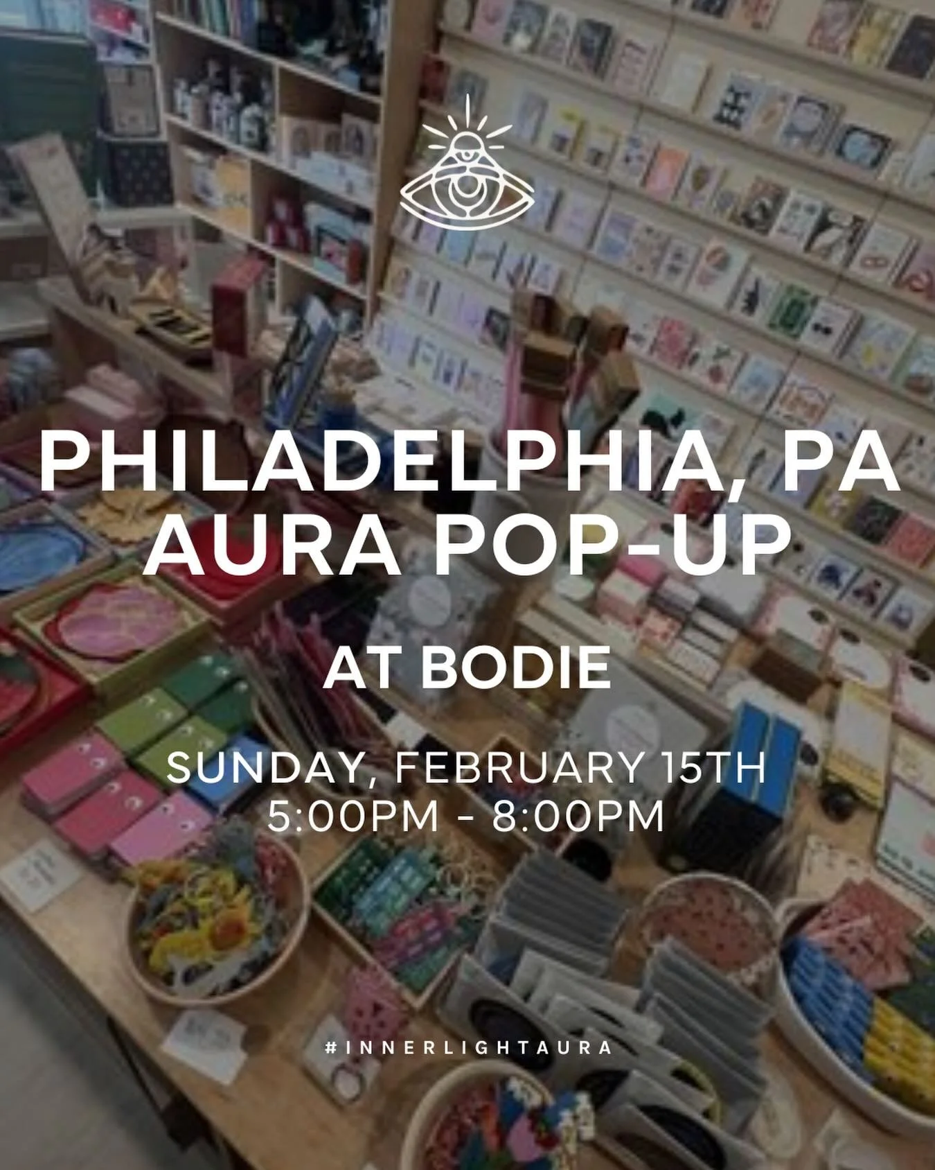 Calling all Philly friends 💛
We&rsquo;re popping up at Bodie for an evening of aura portraits, intention, and good energy.
🗓 Sunday, Feb 15 @shopbodie 
⏰ 5&ndash;8 PM
Can&rsquo;t wait to meet you ✨

Discover the colors that create you with us at on