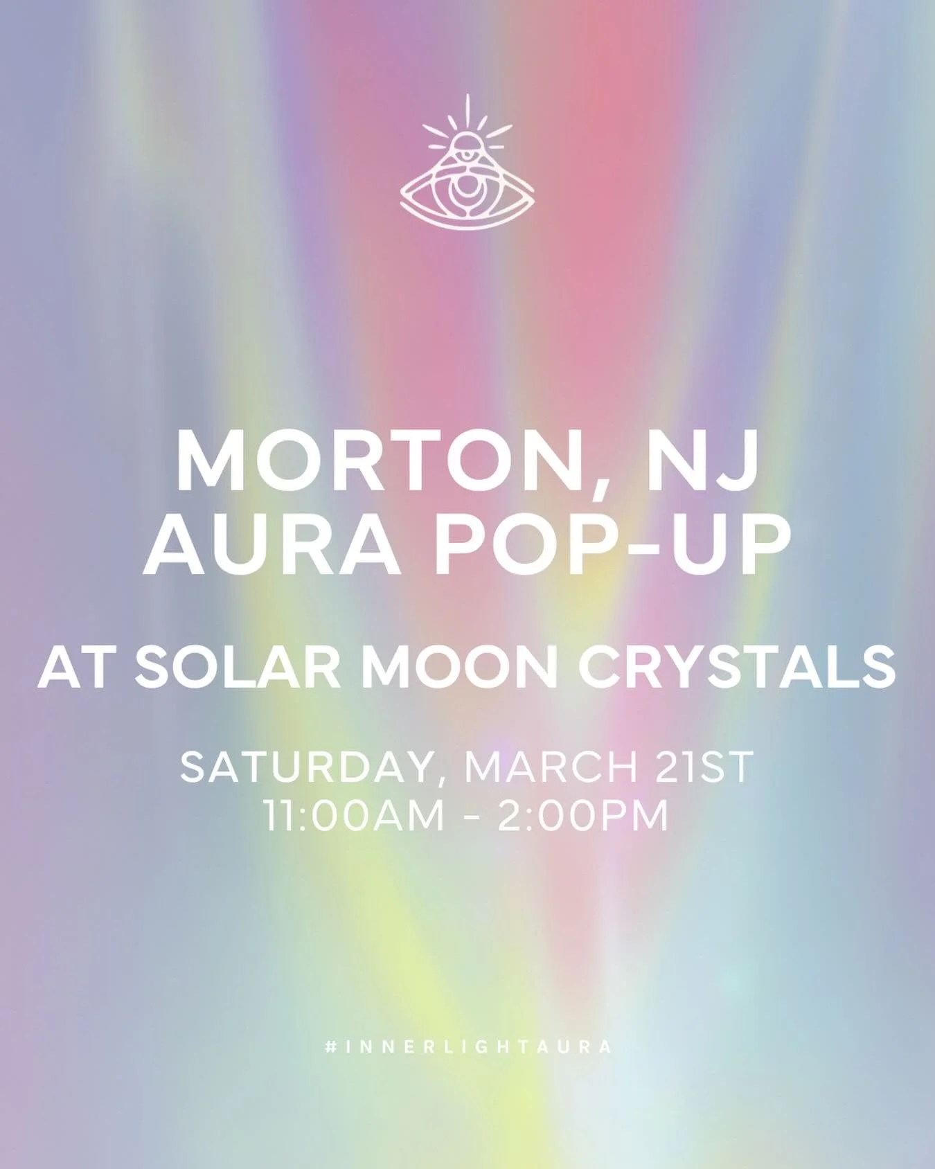 Join Inner Light Aura for a special aura photography pop-up at Solar Moon Crystals. See the colors of your energy captured in a one-of-a-kind photo and receive a personalized reading of what your aura says about you.

📍 @solarmooncrystals &ndash; Mo