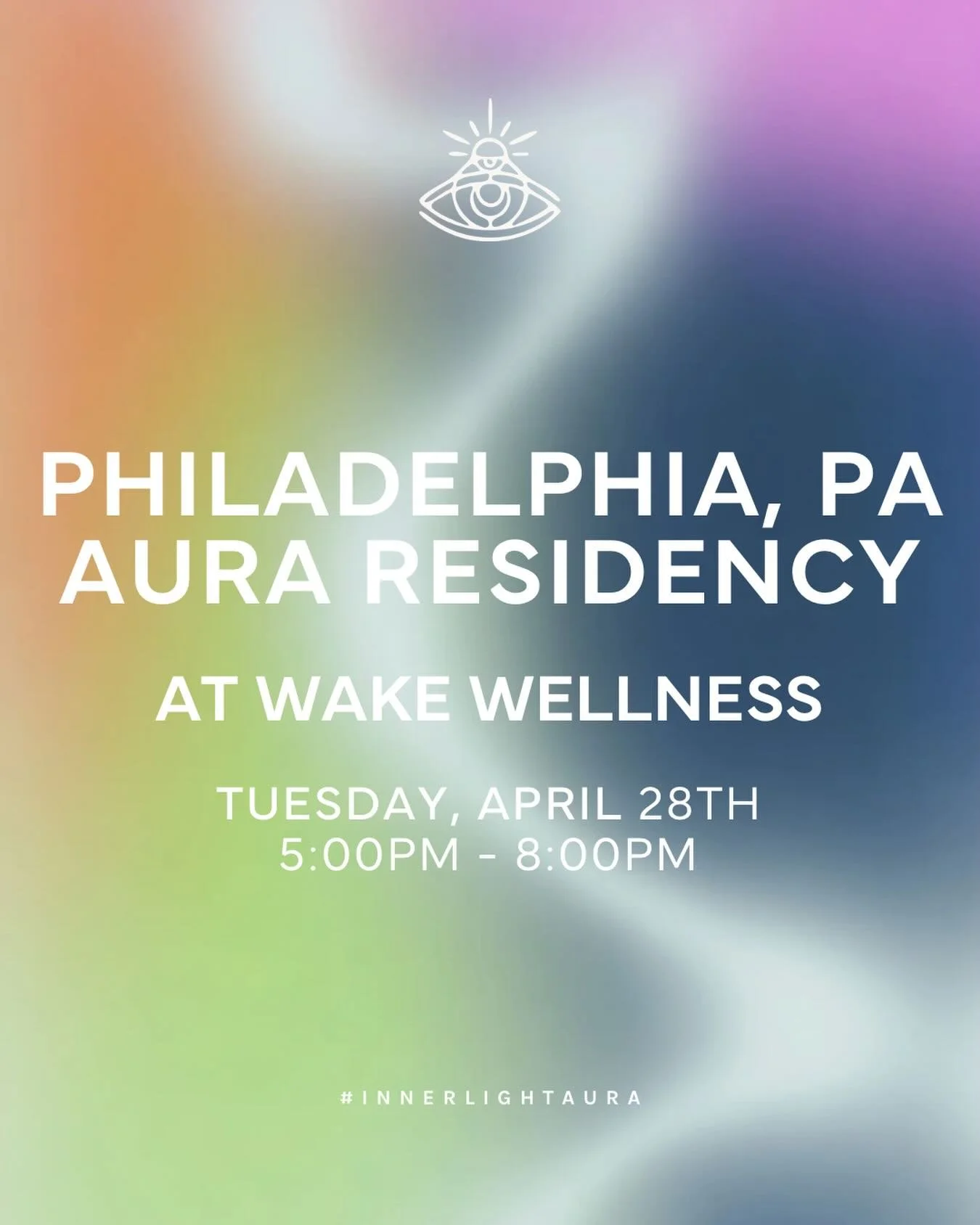 We&rsquo;re back ✨

Join us for another round of aura photography &amp; readings at @wake.collective on April 28th from 5&ndash;8pm

Tap in, see your energy,
and experience the magic for yourself 💫

Discover the colors that create you with us at one