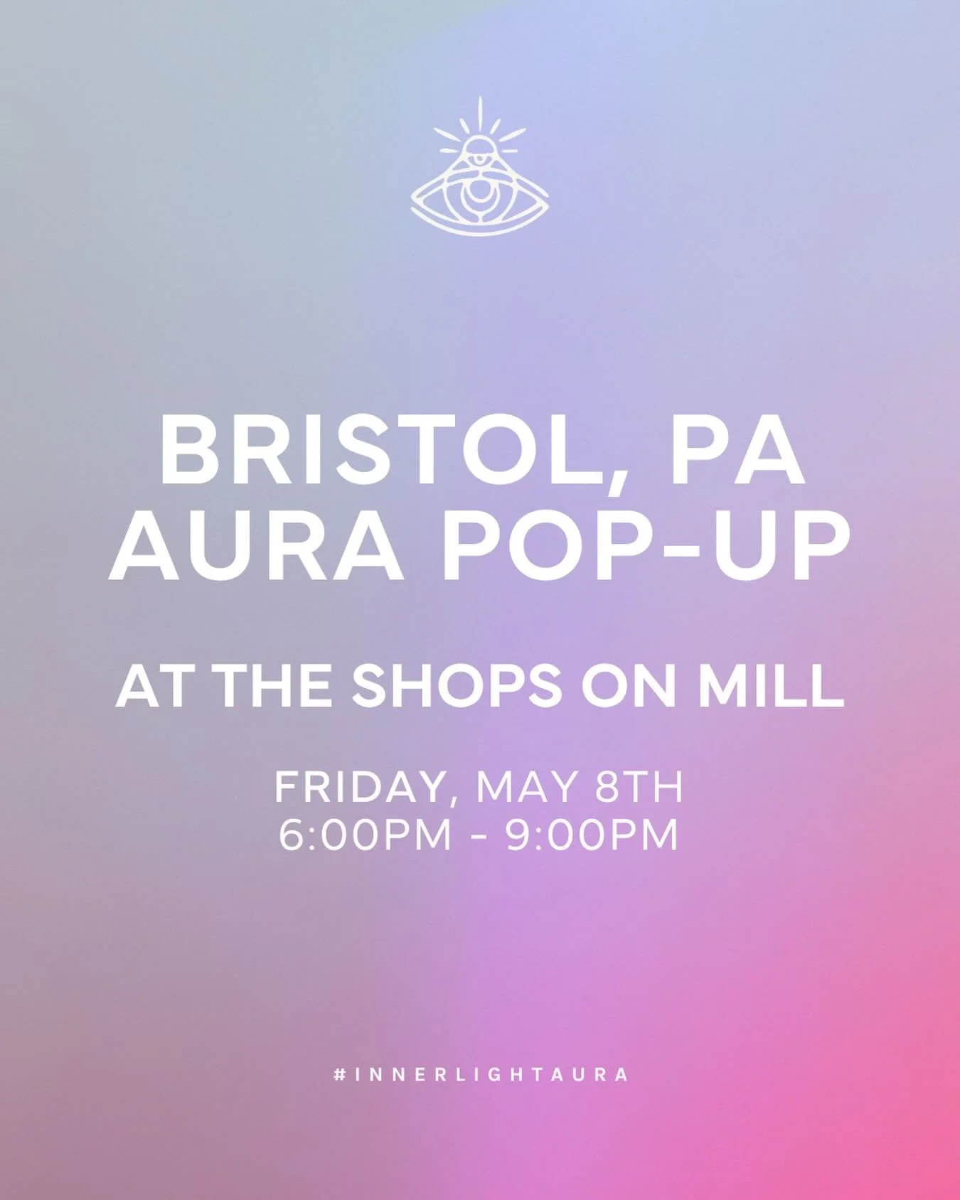Golden hour glow ✨

We&rsquo;re popping up at @shopsonmill on May 8th from 6&ndash;9pm 💫
Come find your aura, soak in the energy, and experience the magic 🔮

Discover the colors that create you with us at one of our upcoming pop-ups:
4/28: @wake.co