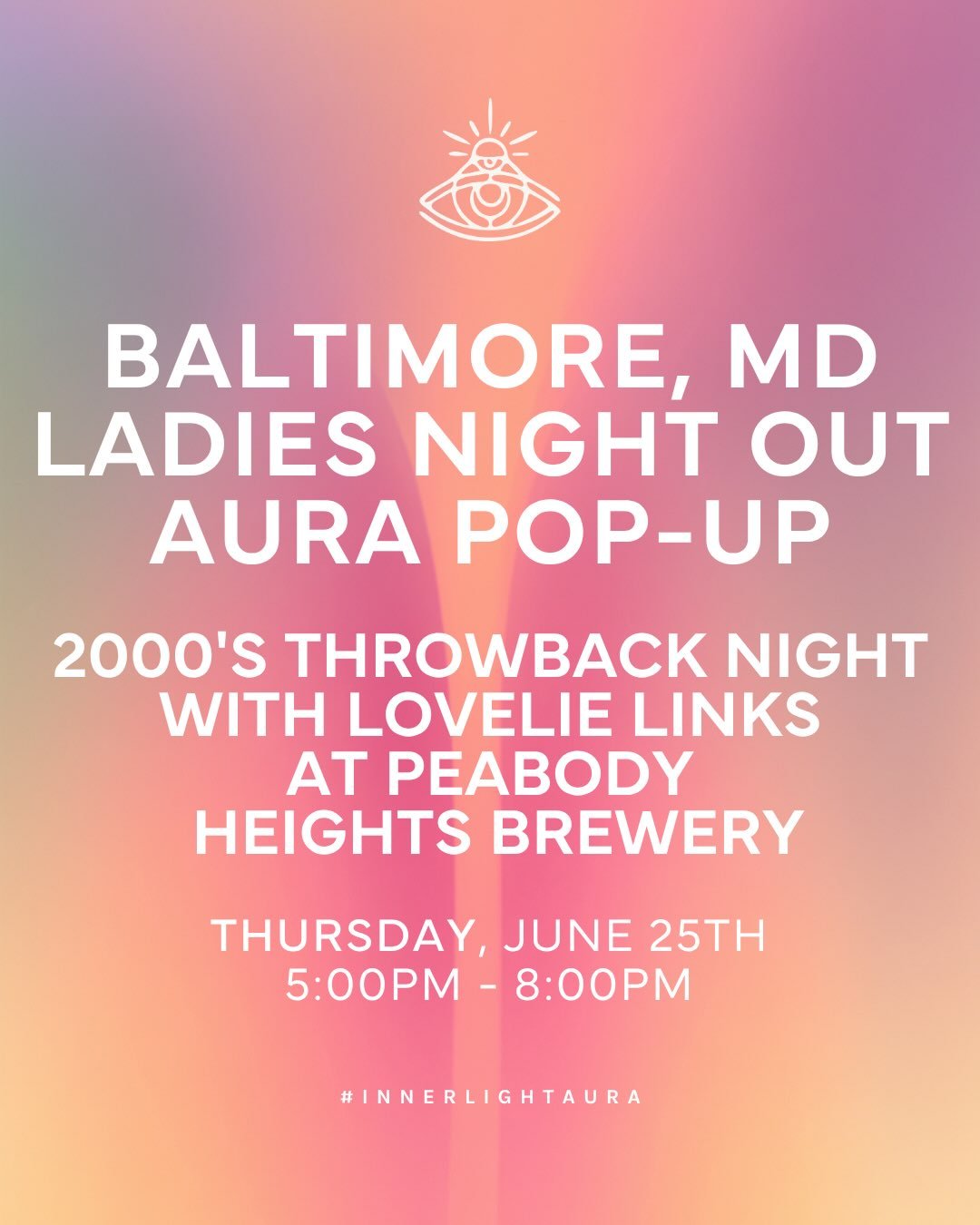 We are so excited to be popping up in Baltimore, Maryland with @lovelielinks at @peabodyheightsbrewery for a 2000s throwback night on June 25th! Come out, dance to the greatest pop and r&amp;b hits of our time, and get your aura captured✨

Discover t