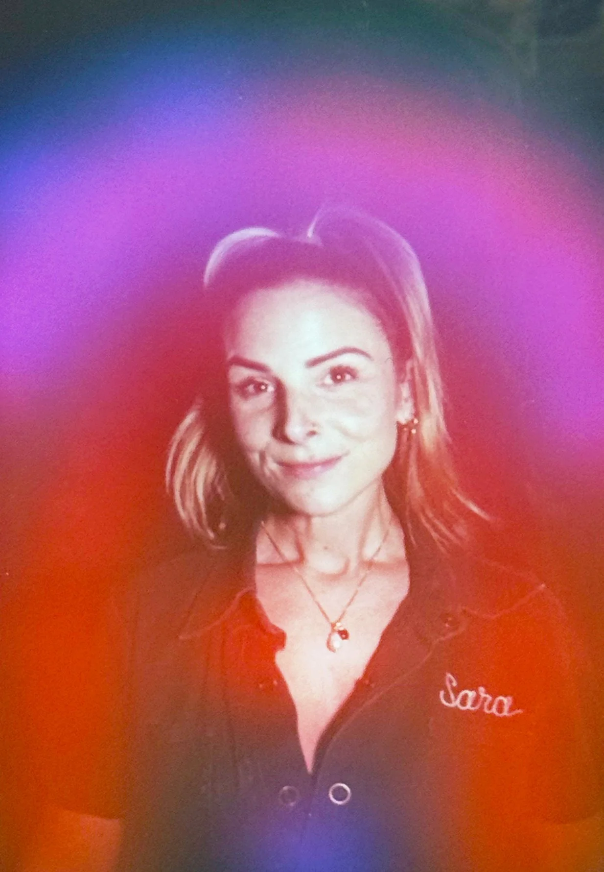 Ruby Red Aura Portrait