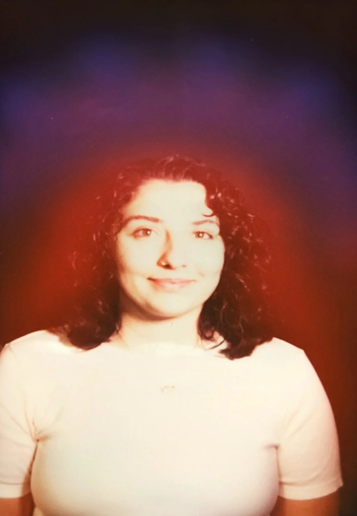 Cloudy Red Aura Photograph