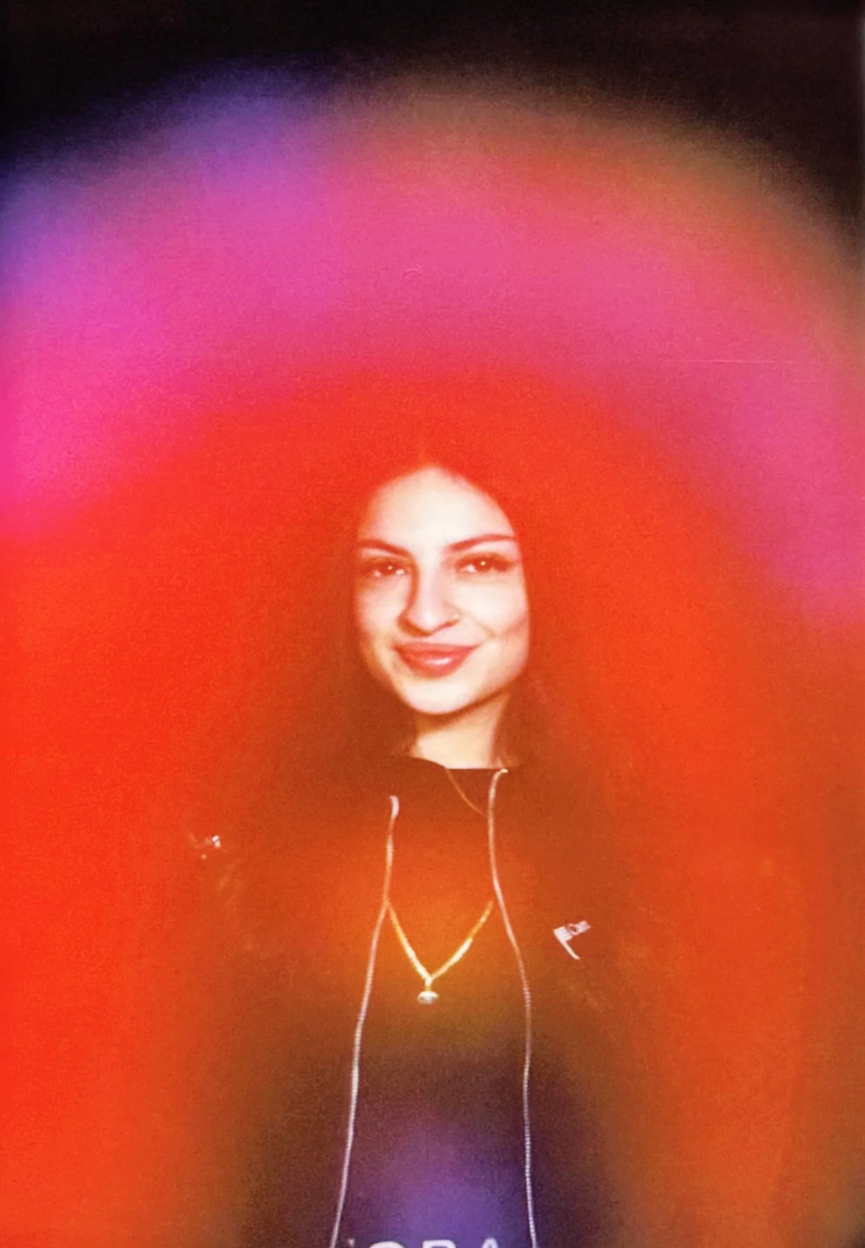 Warm Red Aura Portrait