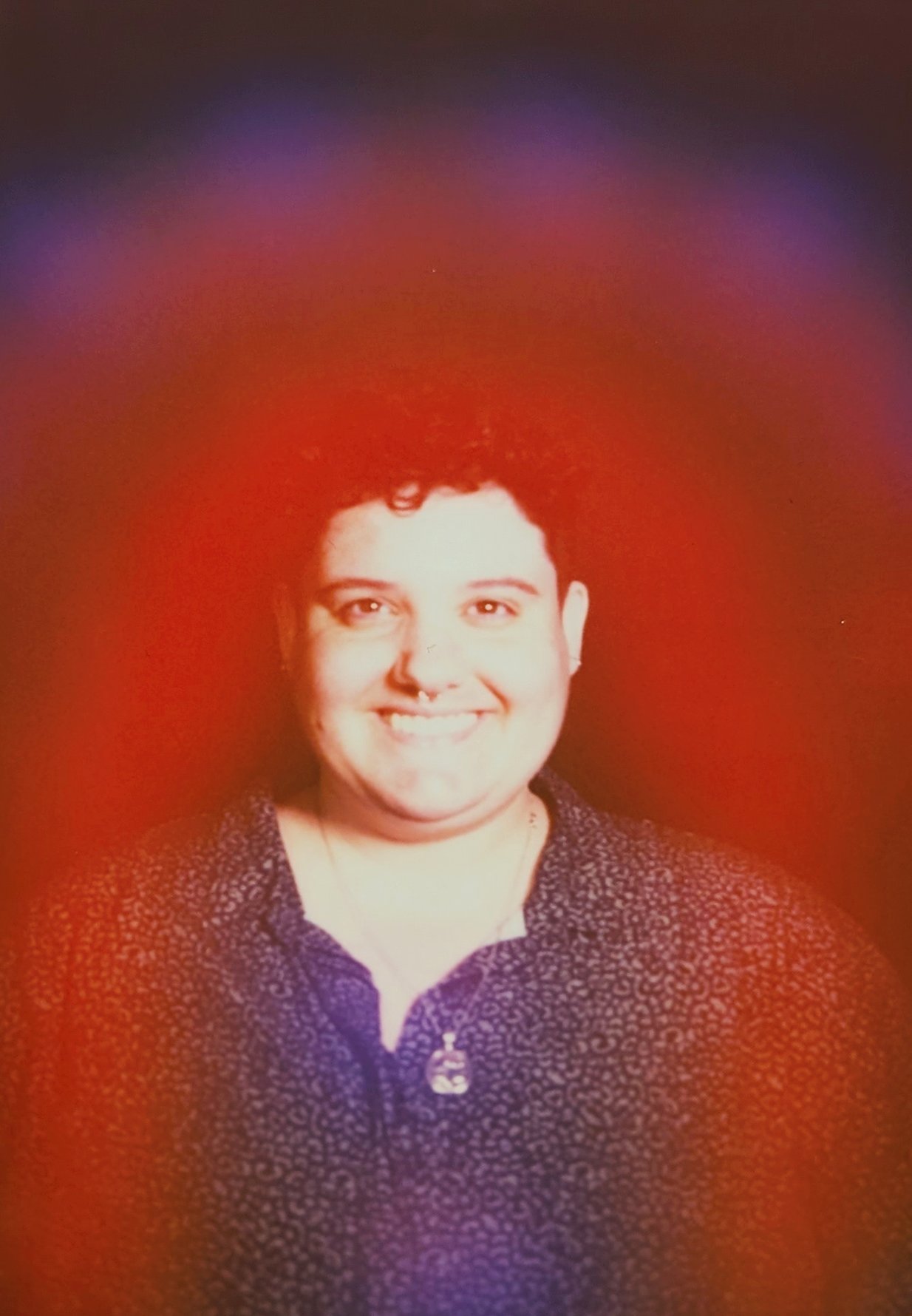 Bold Red Aura Photograph