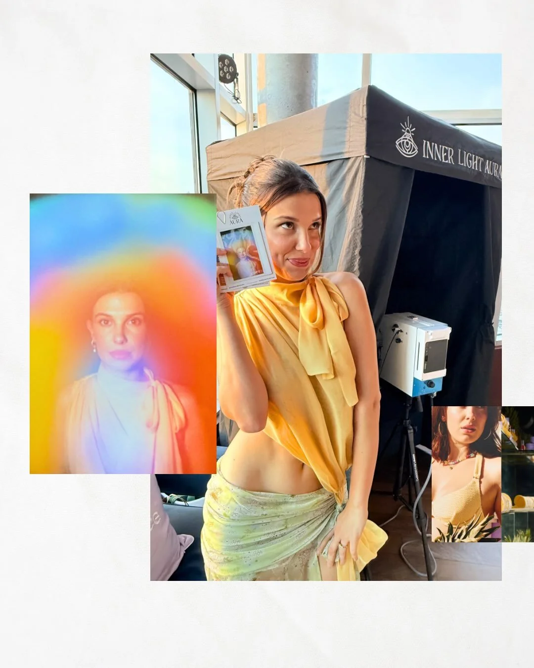 Still dreaming about the pineapple whip event with @florencebymills &amp; miss @milliebobbybrown herself. 

What a beautiful summer night in NYC capturing auras and connecting with beautiful souls 💛

Grateful to @ves.corp for inviting us to the part