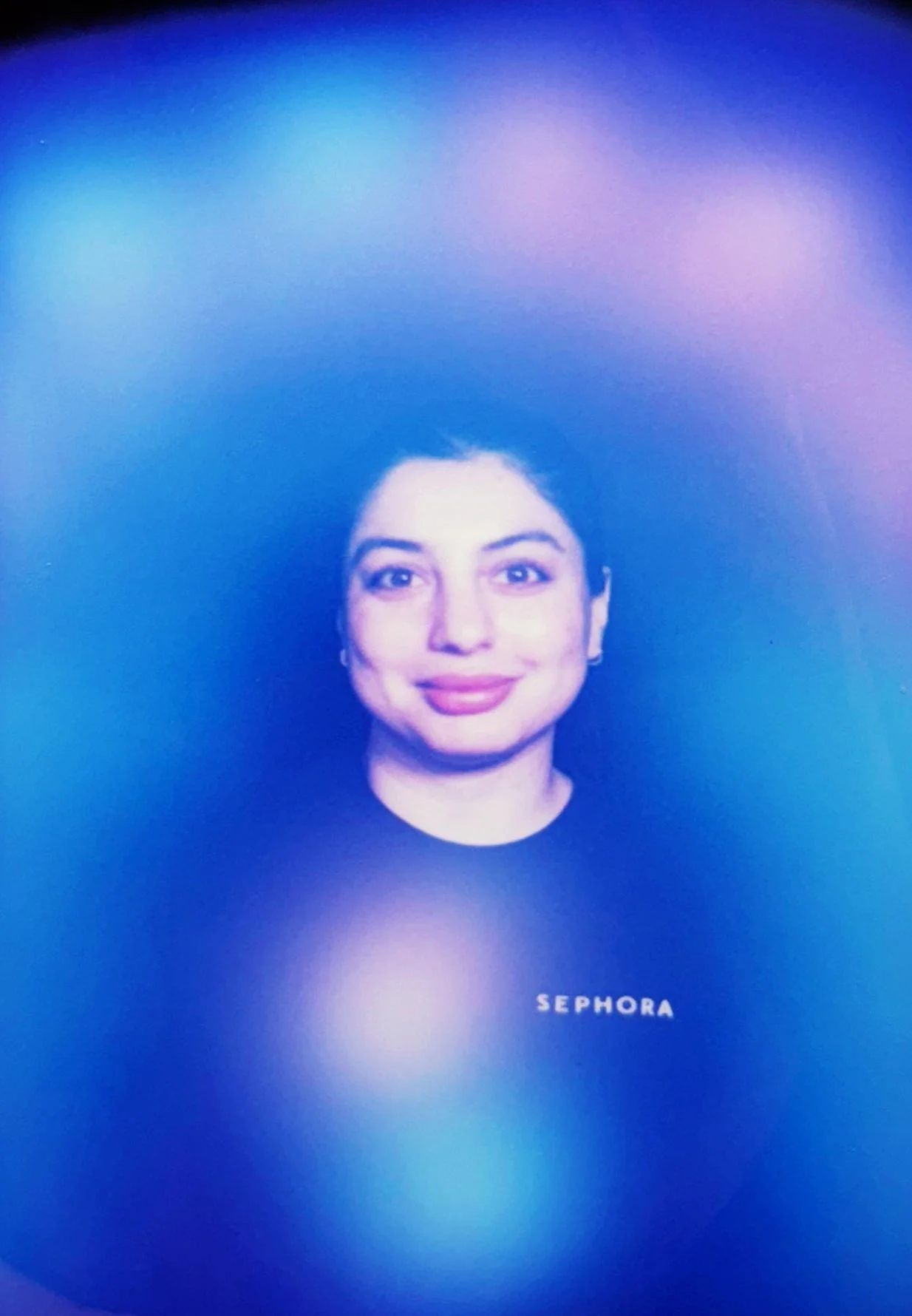 Deep Indigo Blue Aura Photograph