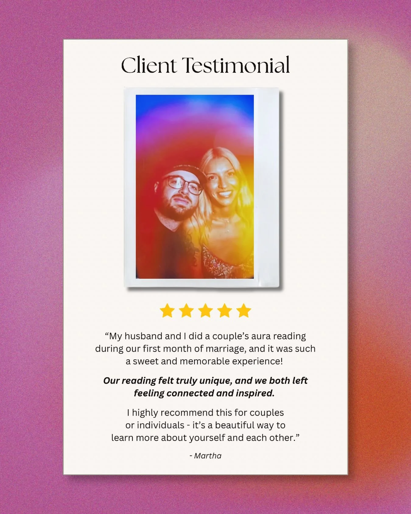 Reading reviews like this never gets old because it reminds me that what we&rsquo;re creating isn&rsquo;t just a pretty picture, it&rsquo;s an experience. One where you get to slow down, be curious, ask questions, laugh a little, and maybe leave feel