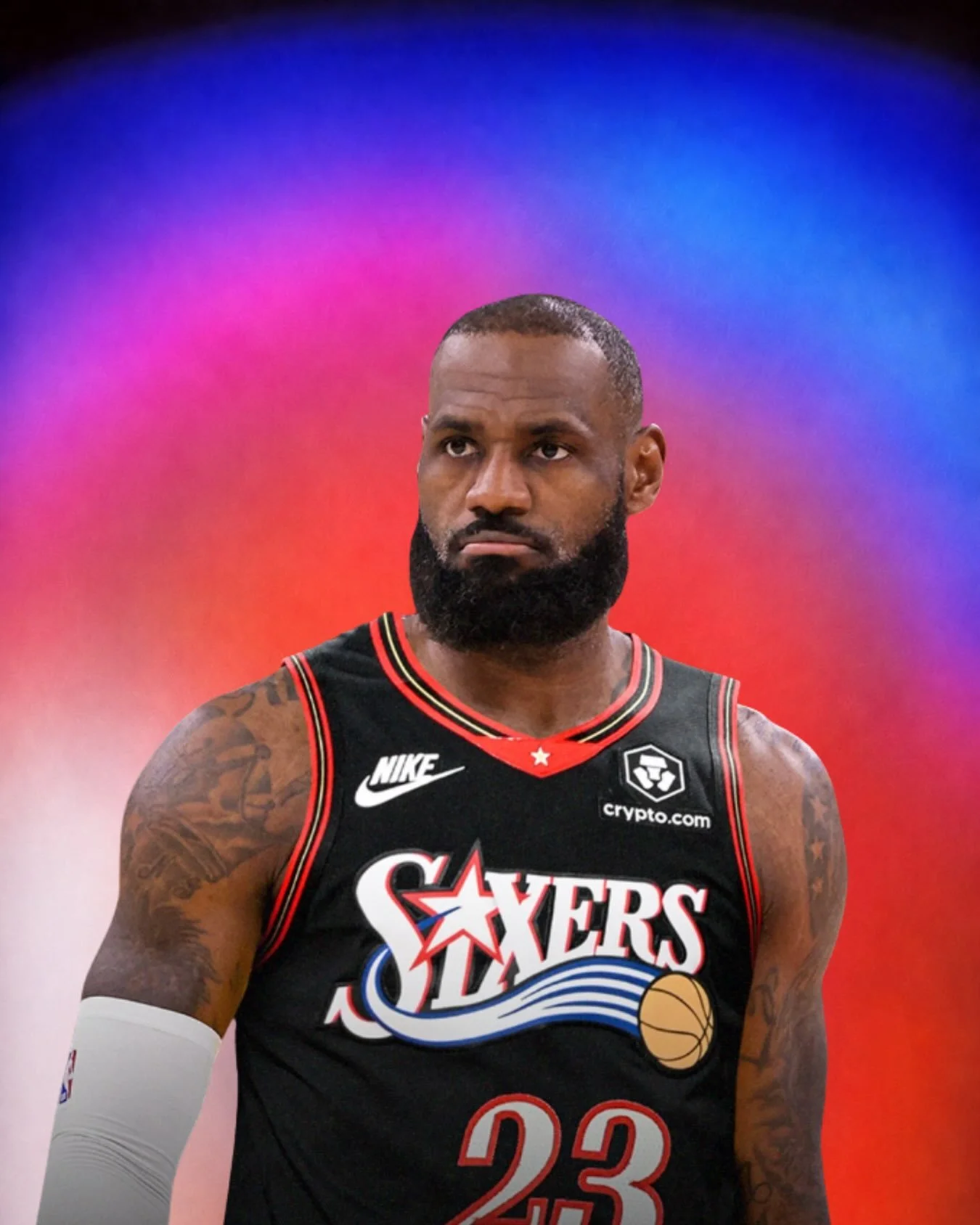 @lebron Aura = Championship Aura 🏀 ❤️💙

The King has signed with the @sixers &amp; we are so excited we just HAD to imagine what his aura may be. 

Red is coming through with fierce determination, the kind of grounded Root Chakra energy that says h