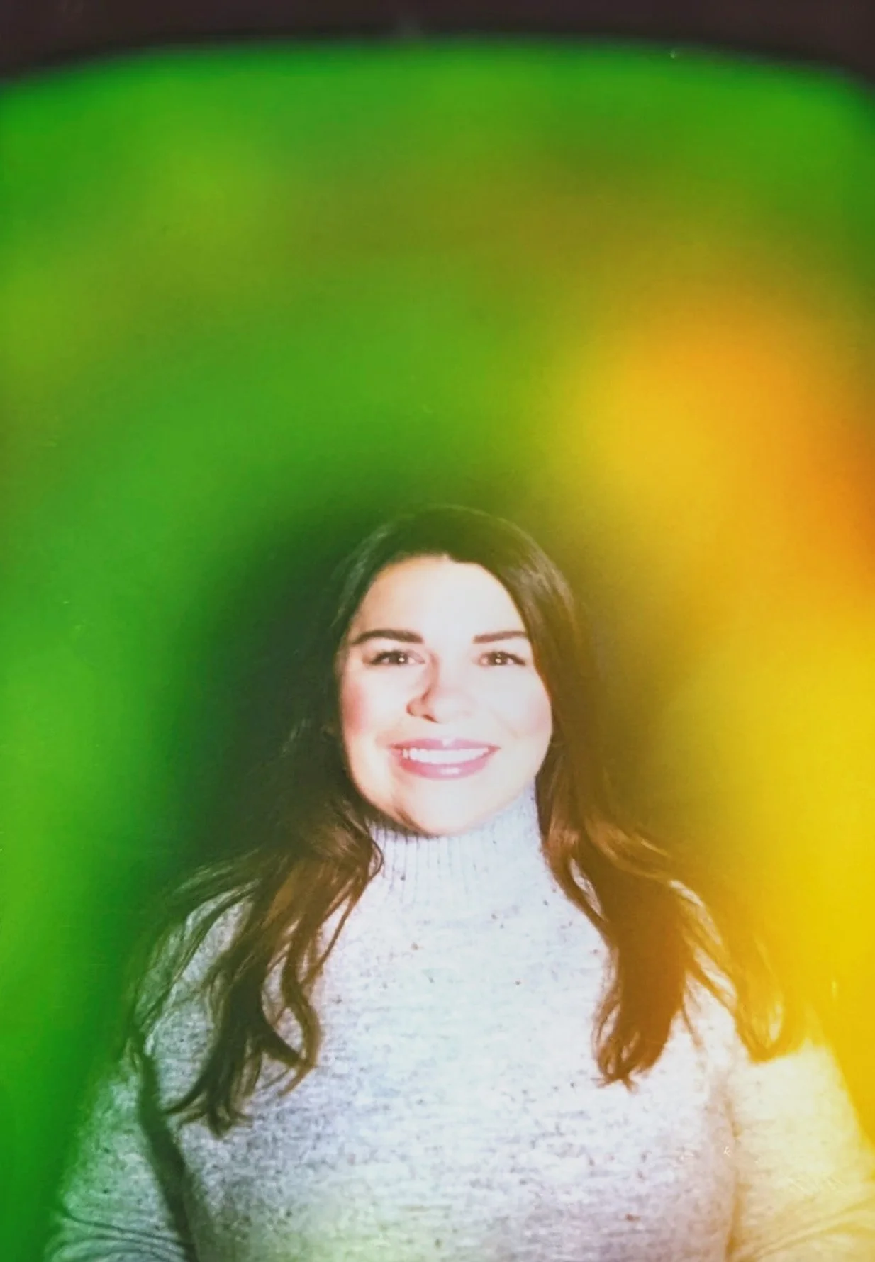Bold Green Aura Portrait