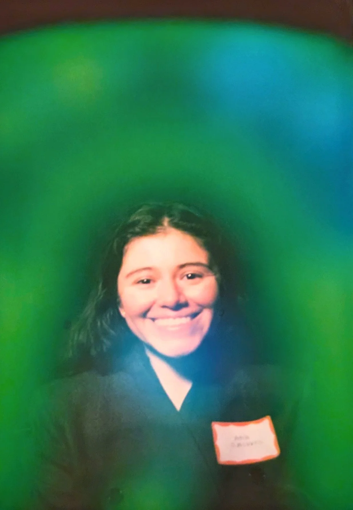 Deep Emerald Green Aura Portrait