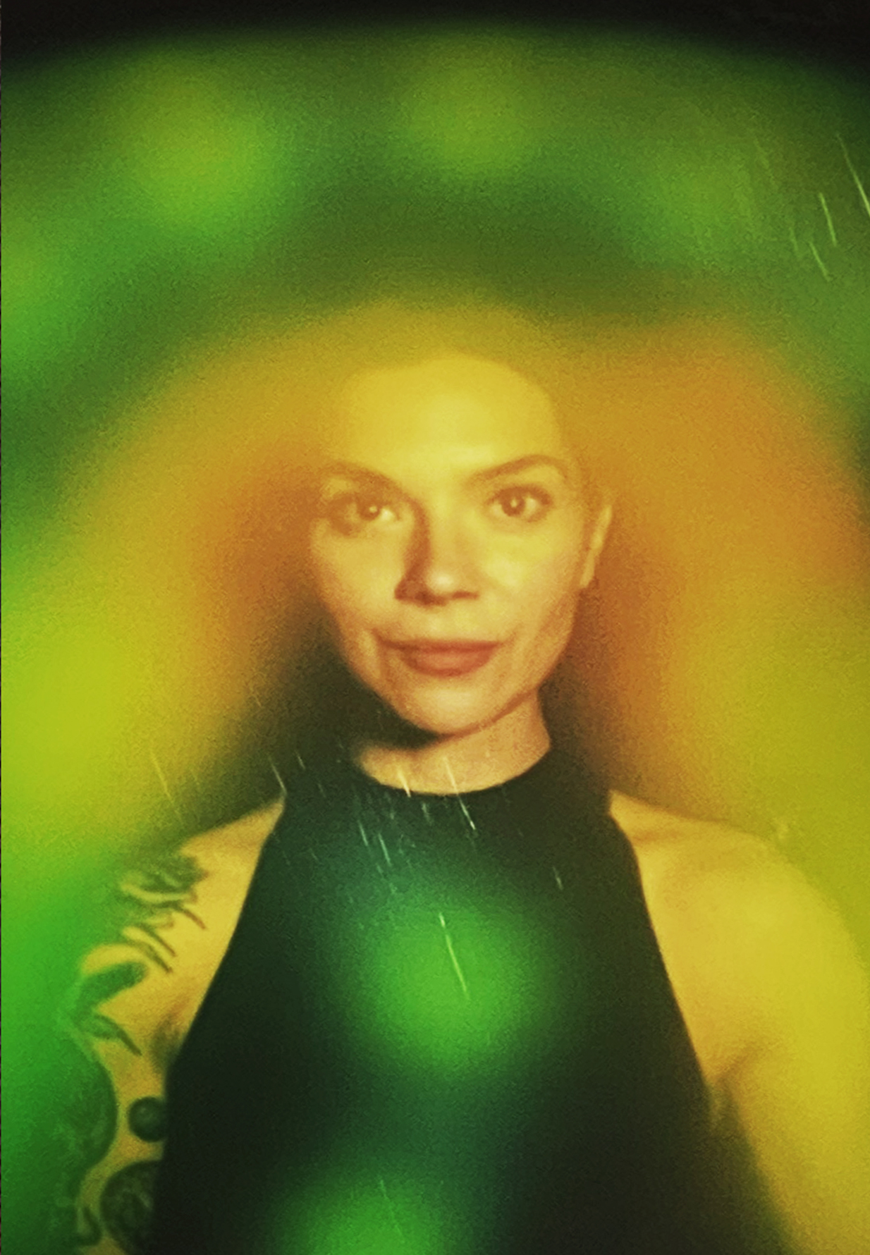 Green, Yellow and Orange Aura Portrait