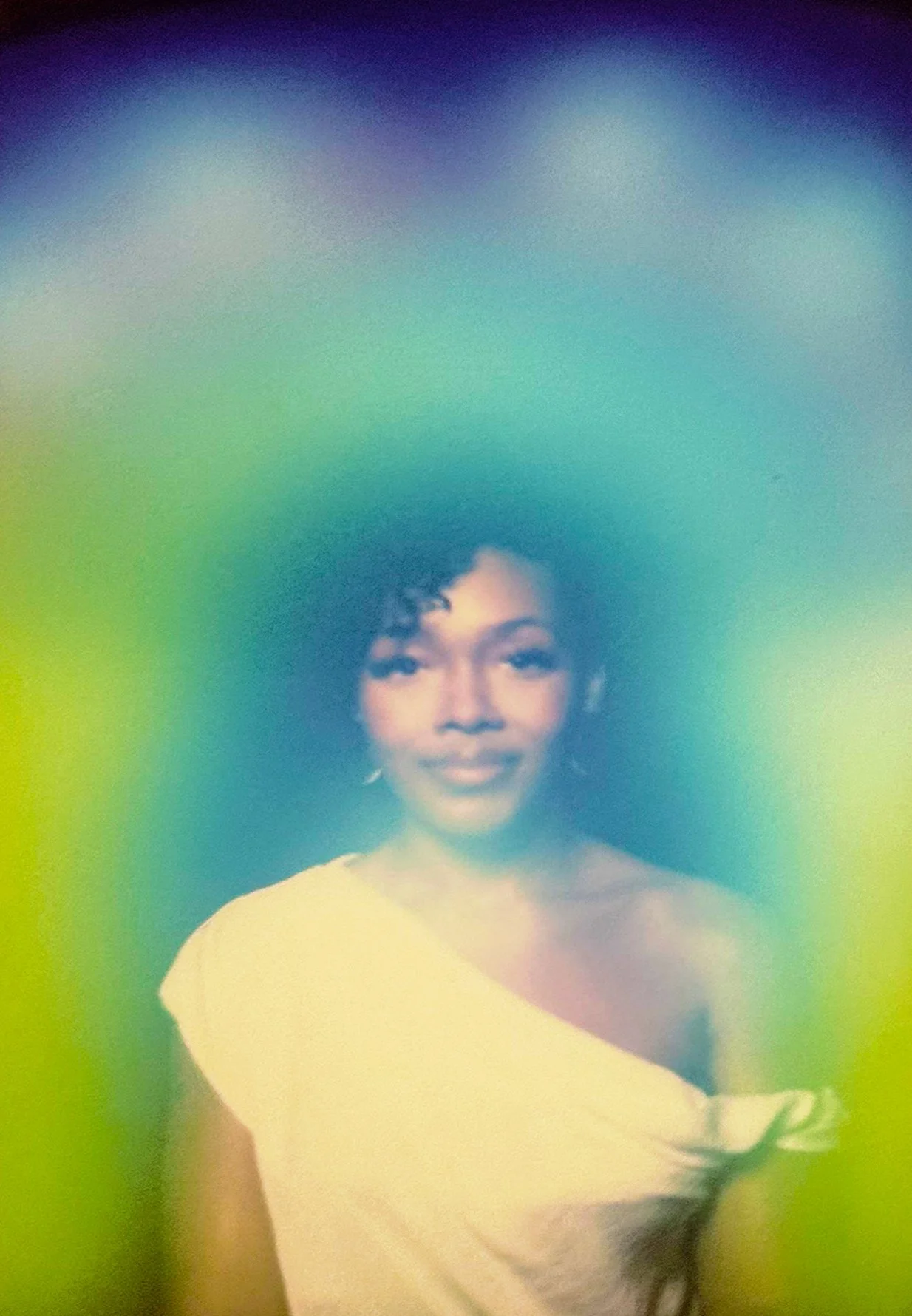 Soft Green Aura Portrait
