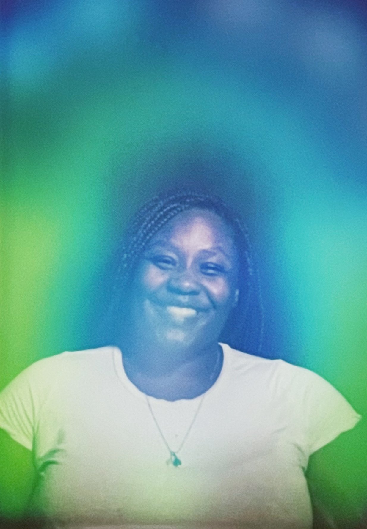 Green and Blue Aura Portrait