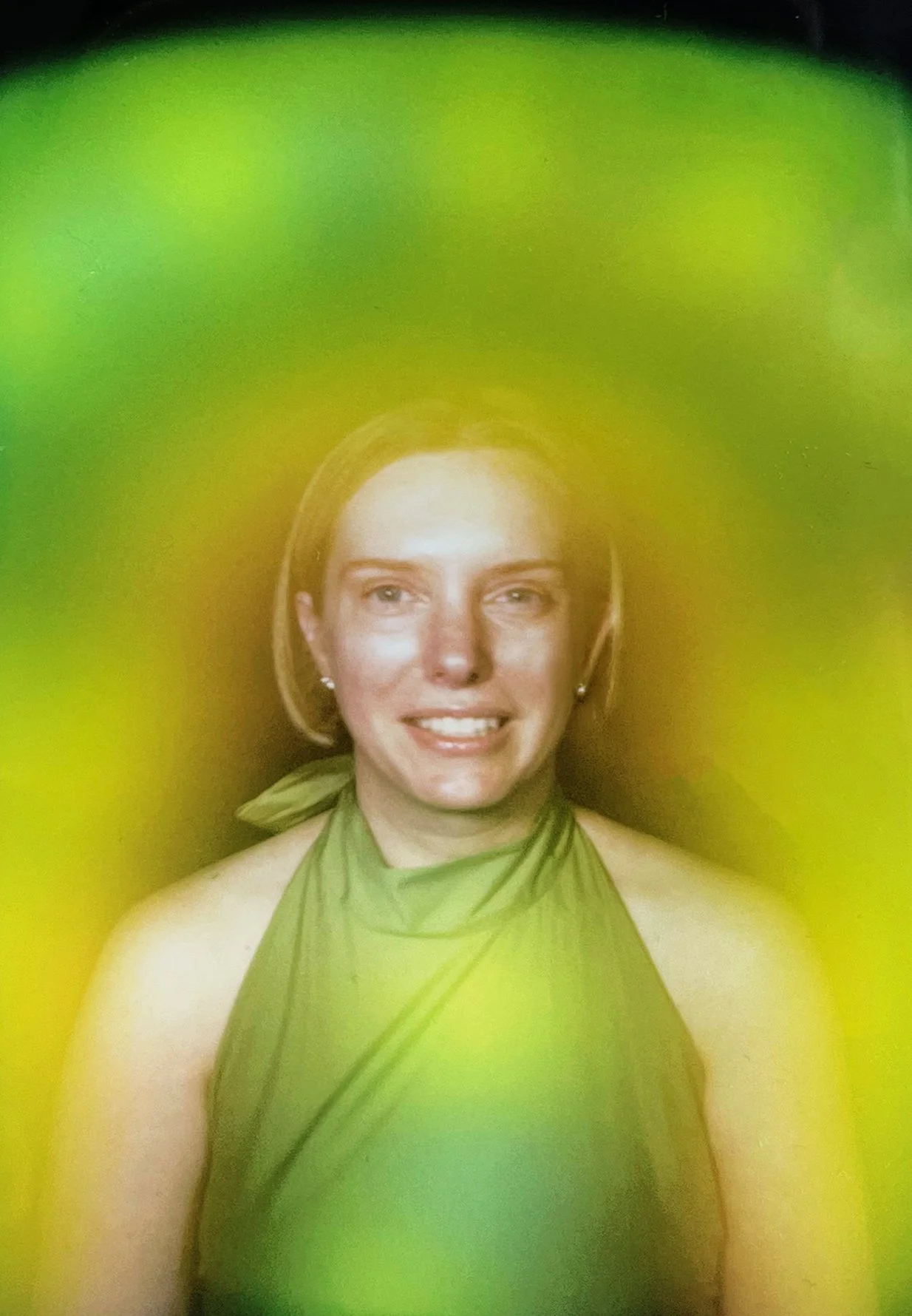 Green and Yellow Aura Portrait